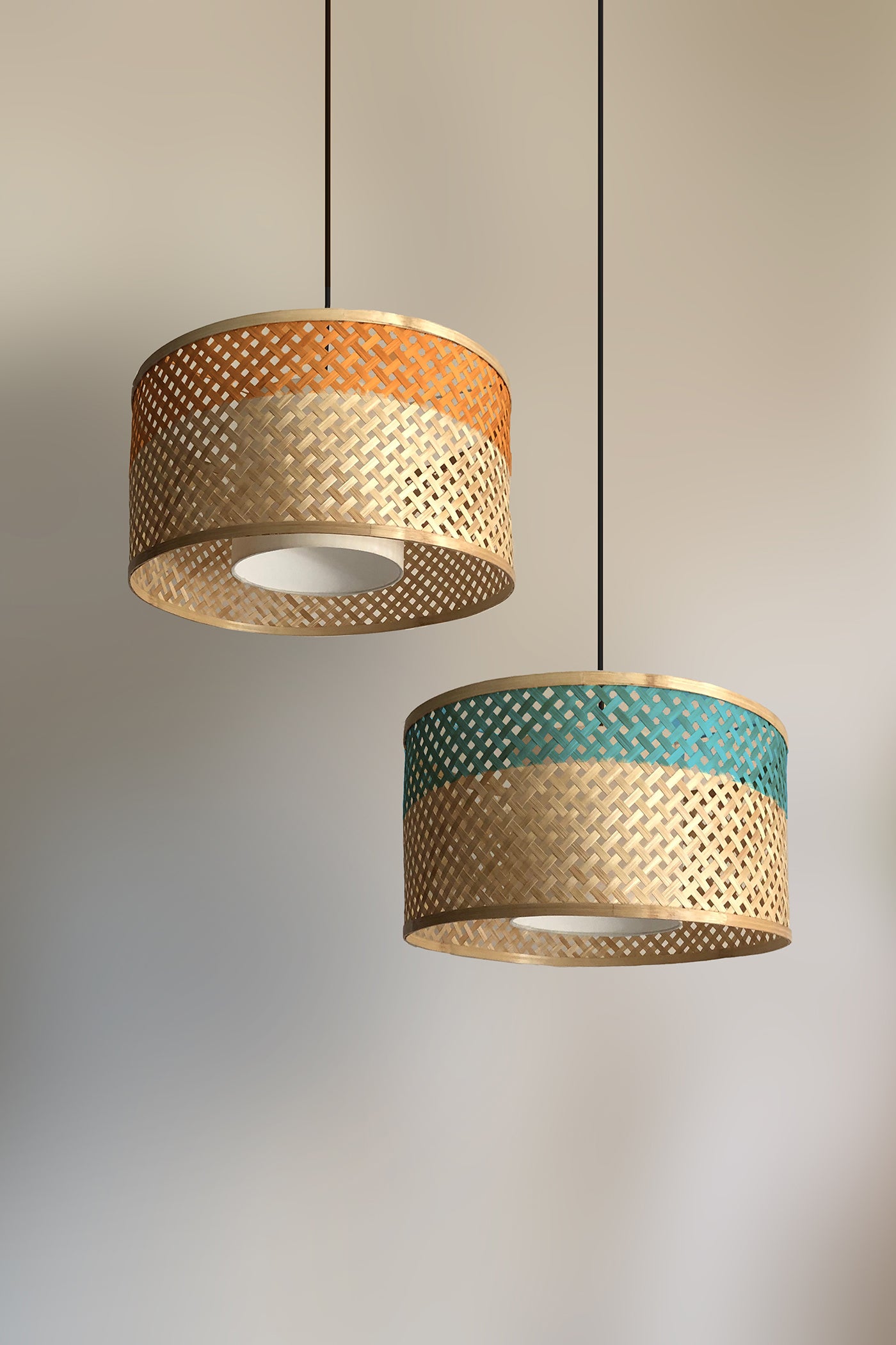 Mianzi Bamboo Mushroom Pendant Lamp