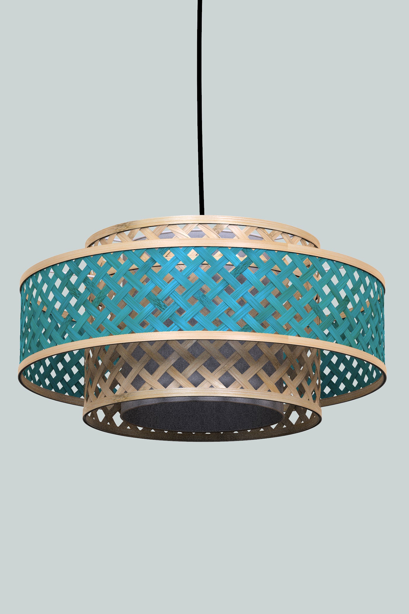 Mianzi Bamboo Orbit Pendant Lamp