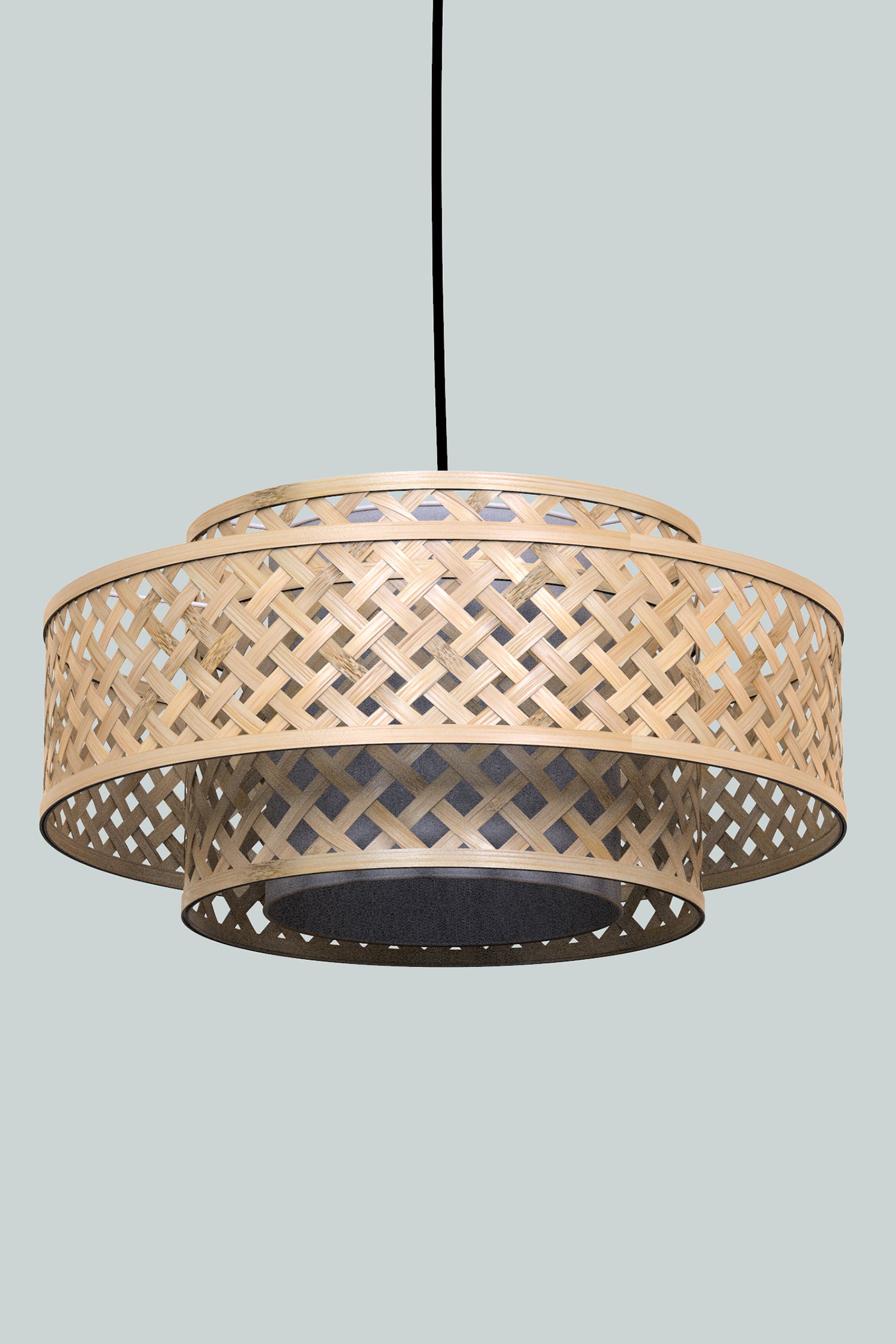 Mianzi Bamboo Orbit Pendant Lamp