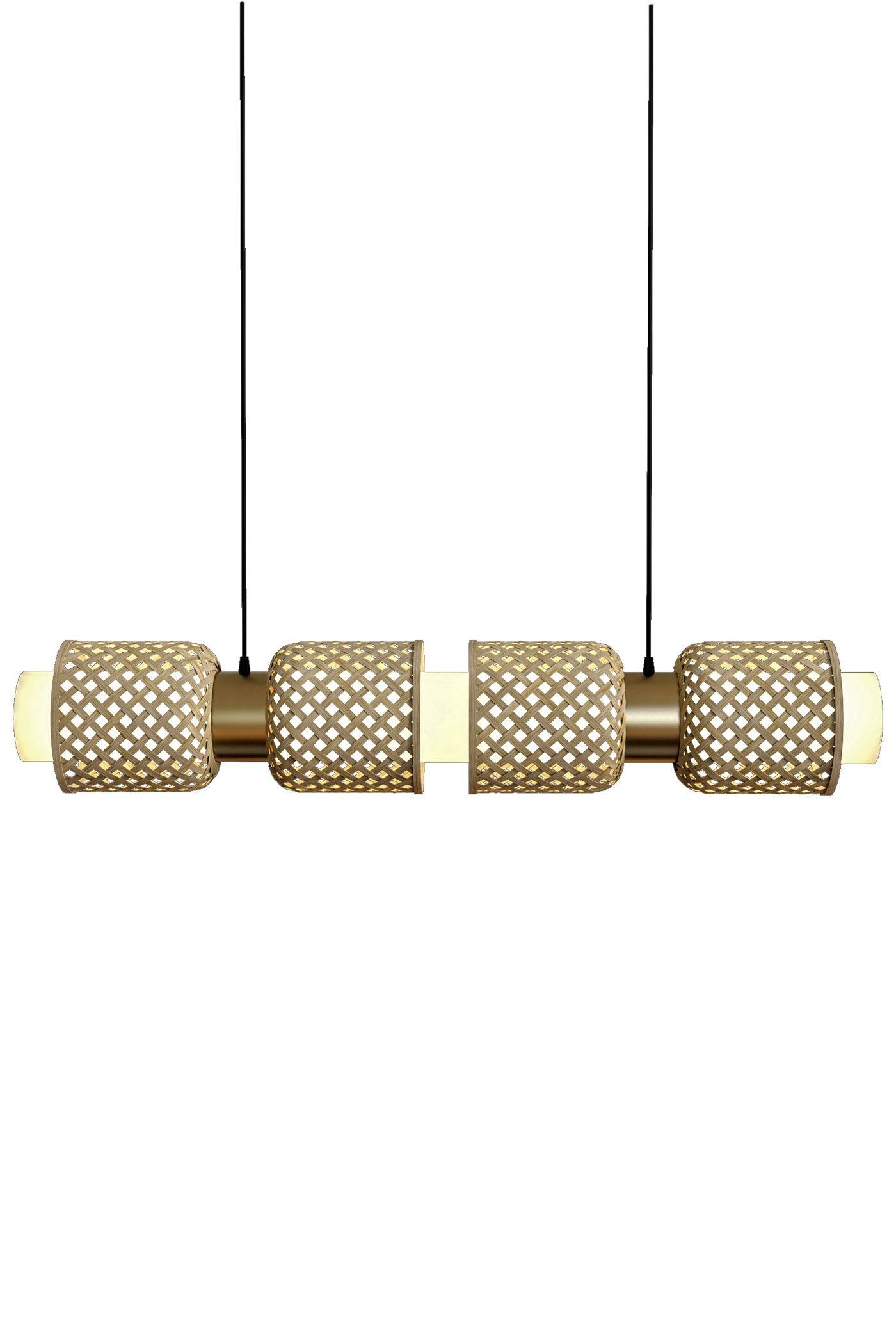 Mianzi Bamboo Metamorphosis Linear 
Pendant Lamp
H-01S