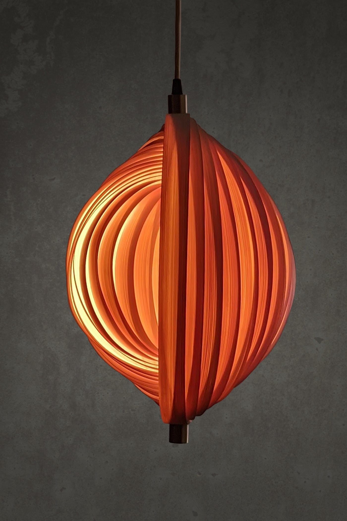 Mianzi Bamboo Seashell Pendant Lamp