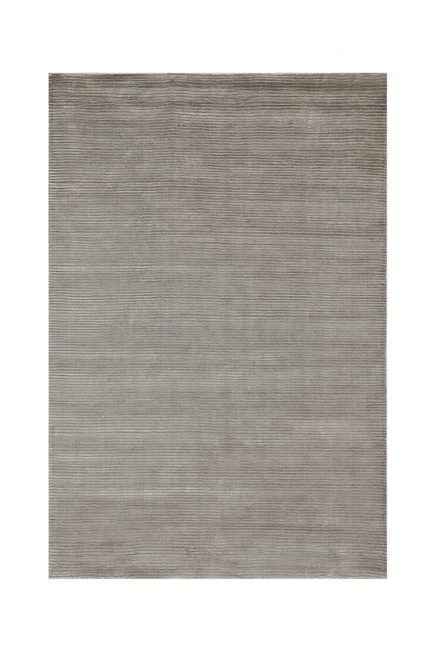 Jaipur Rugs Soft Striped 5X8 Feet Rug| Classic Gray Handloom Rug Carpet For Living Room