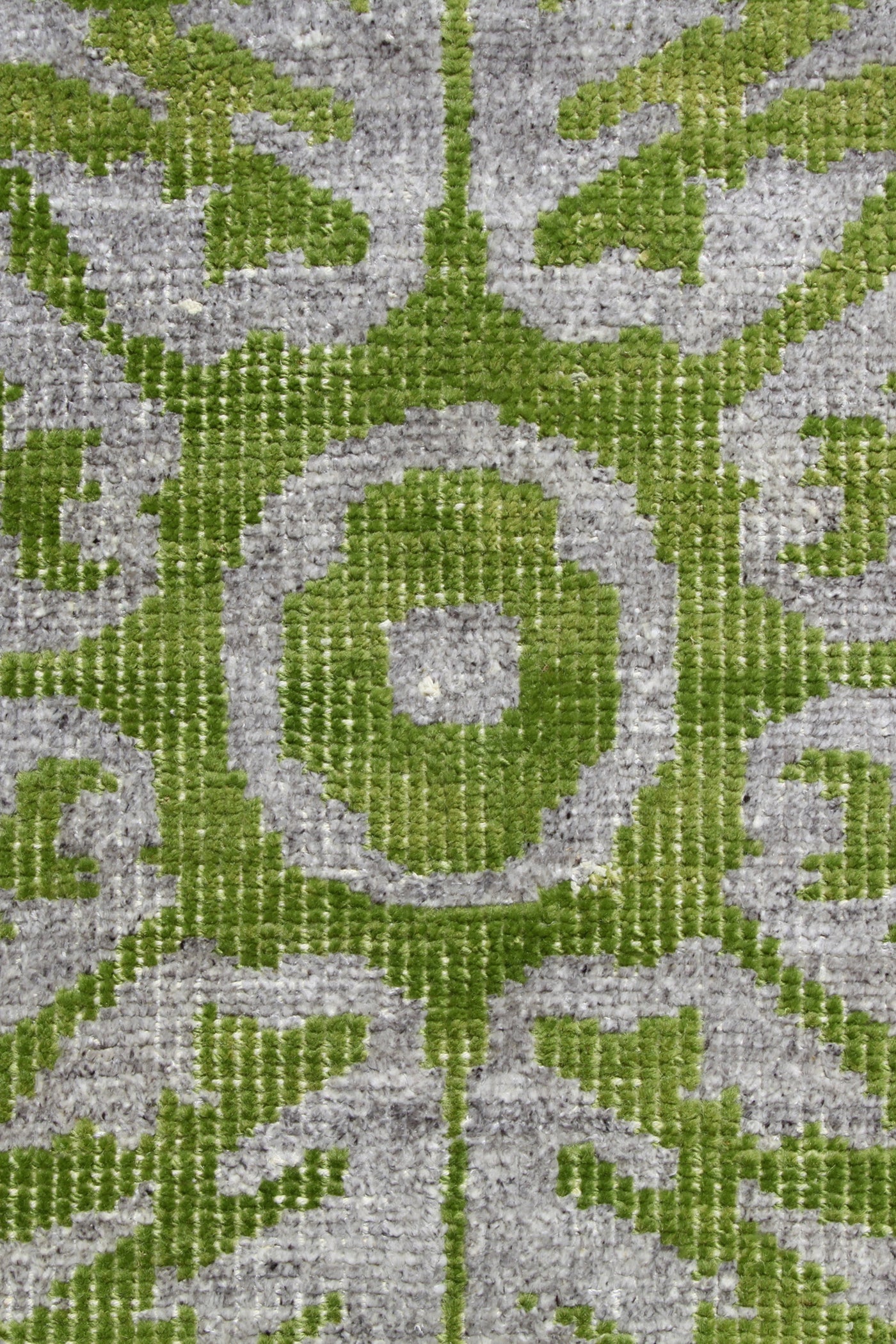 Jaipur Rugs Soft Damask 5X8 Feet Rug| Green Hand Knotted Rug Carpet For Living Room