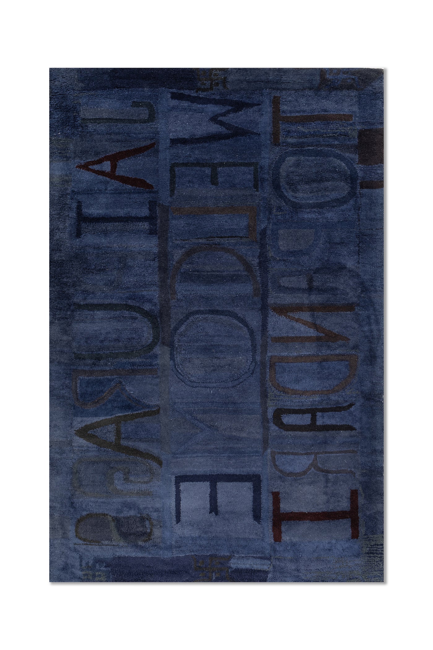 Jaipur Rugs Soft Typography Self Design 5X8 Feet Rug| Mix Hand Tufted Rug Carpet For Living Room
