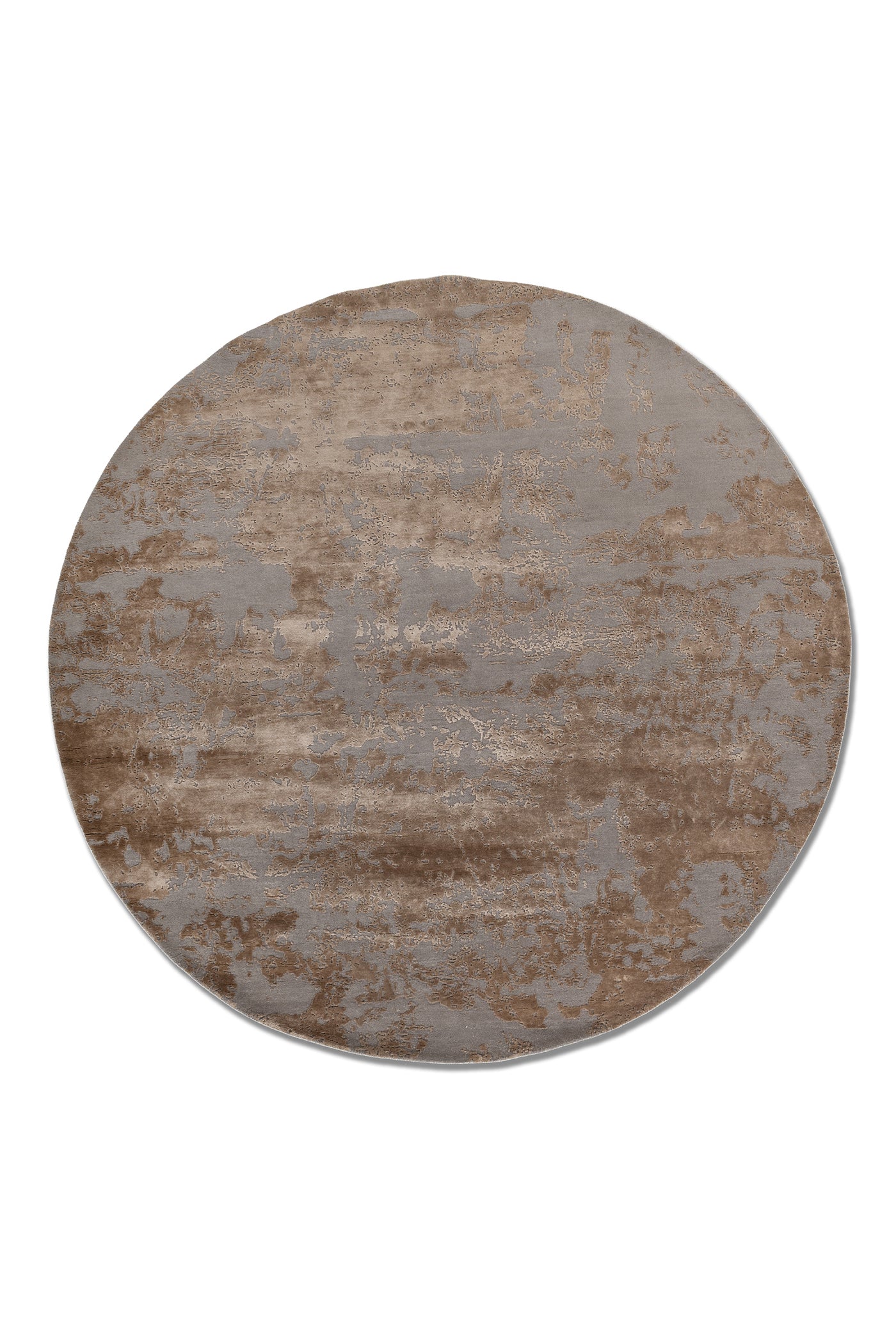 Jaipur Rugs Soft Abstract 6X6 Feet Rug| Ashwood & Honey Hand Knotted Rug Carpet For Living Room