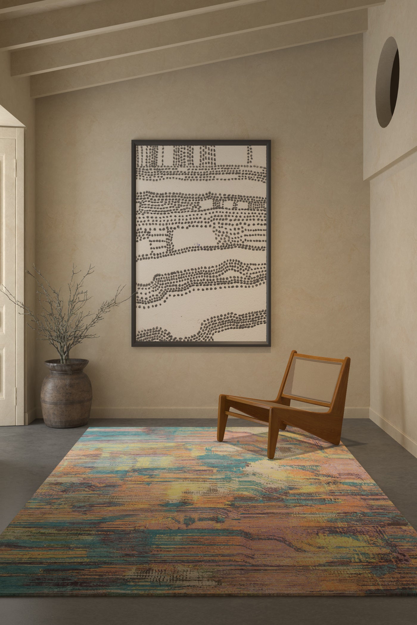 Jaipur Rugs Soft Abstract 8X10 Feet Rug| Capri & Classic Gray Hand Knotted Rug Carpet For Living Room