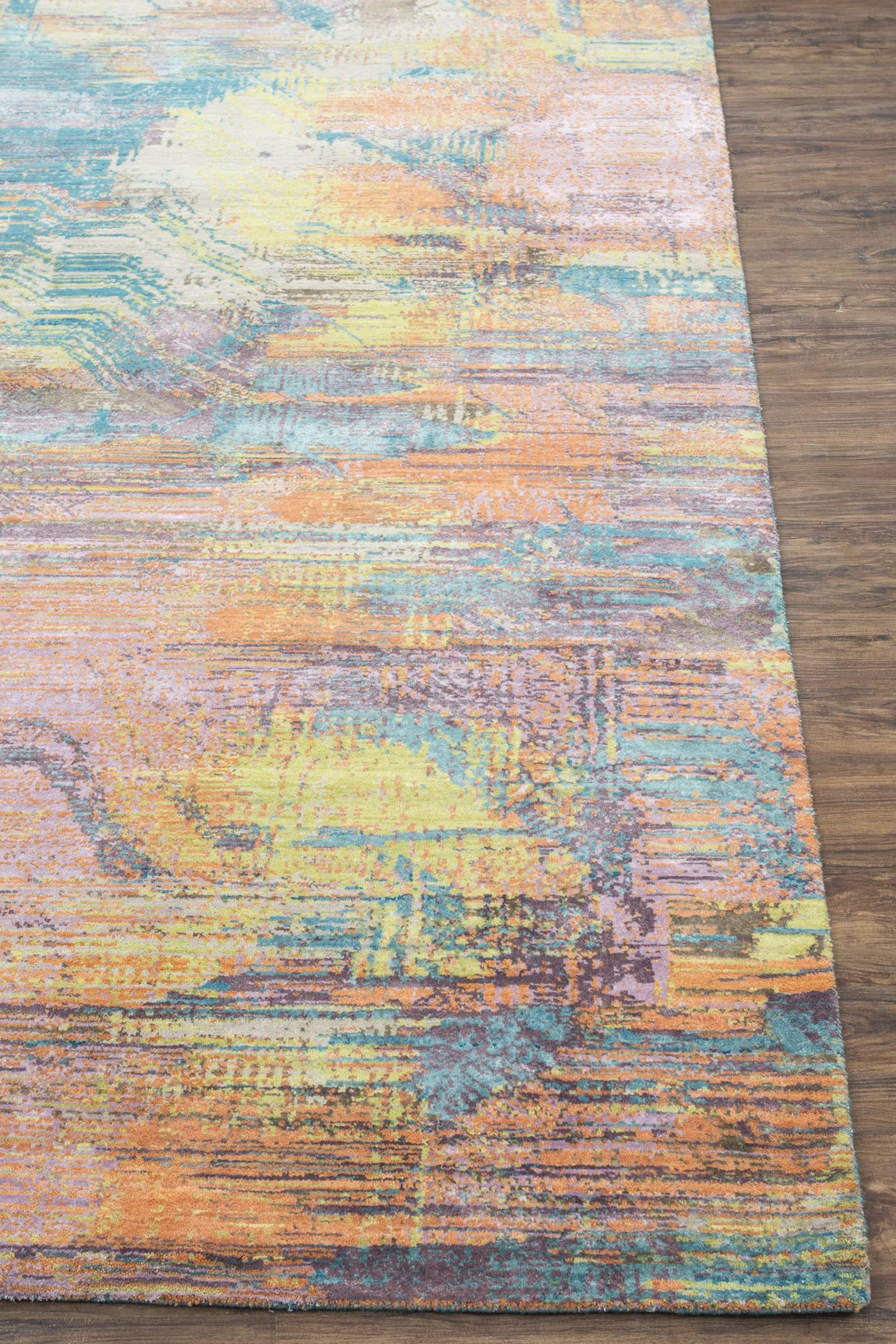 Jaipur Rugs Soft Abstract 8X10 Feet Rug| Capri & Classic Gray Hand Knotted Rug Carpet For Living Room