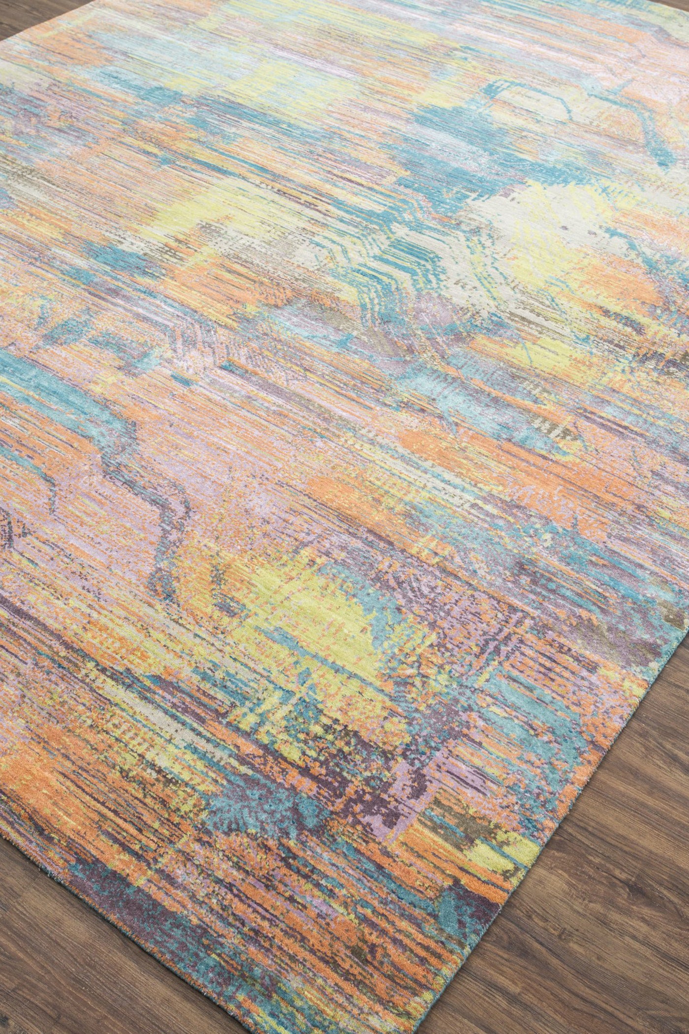 Jaipur Rugs Soft Abstract 8X10 Feet Rug| Capri & Classic Gray Hand Knotted Rug Carpet For Living Room