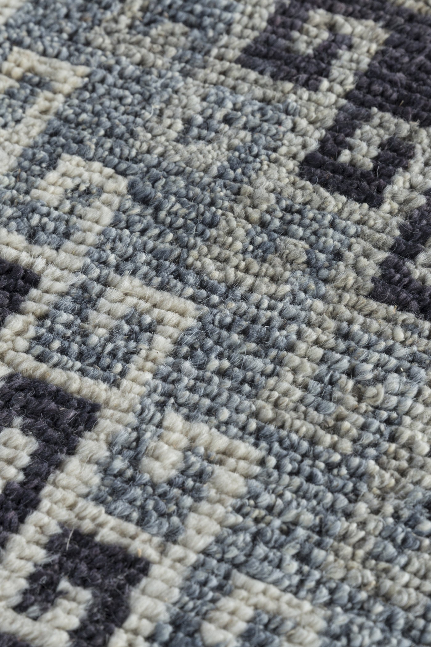 Jaipur Rugs Soft Modern Greek Key 5X8 Feet Rug| Orion Blue & Medium Taupe Hand Knotted Rug Carpet For Living Room