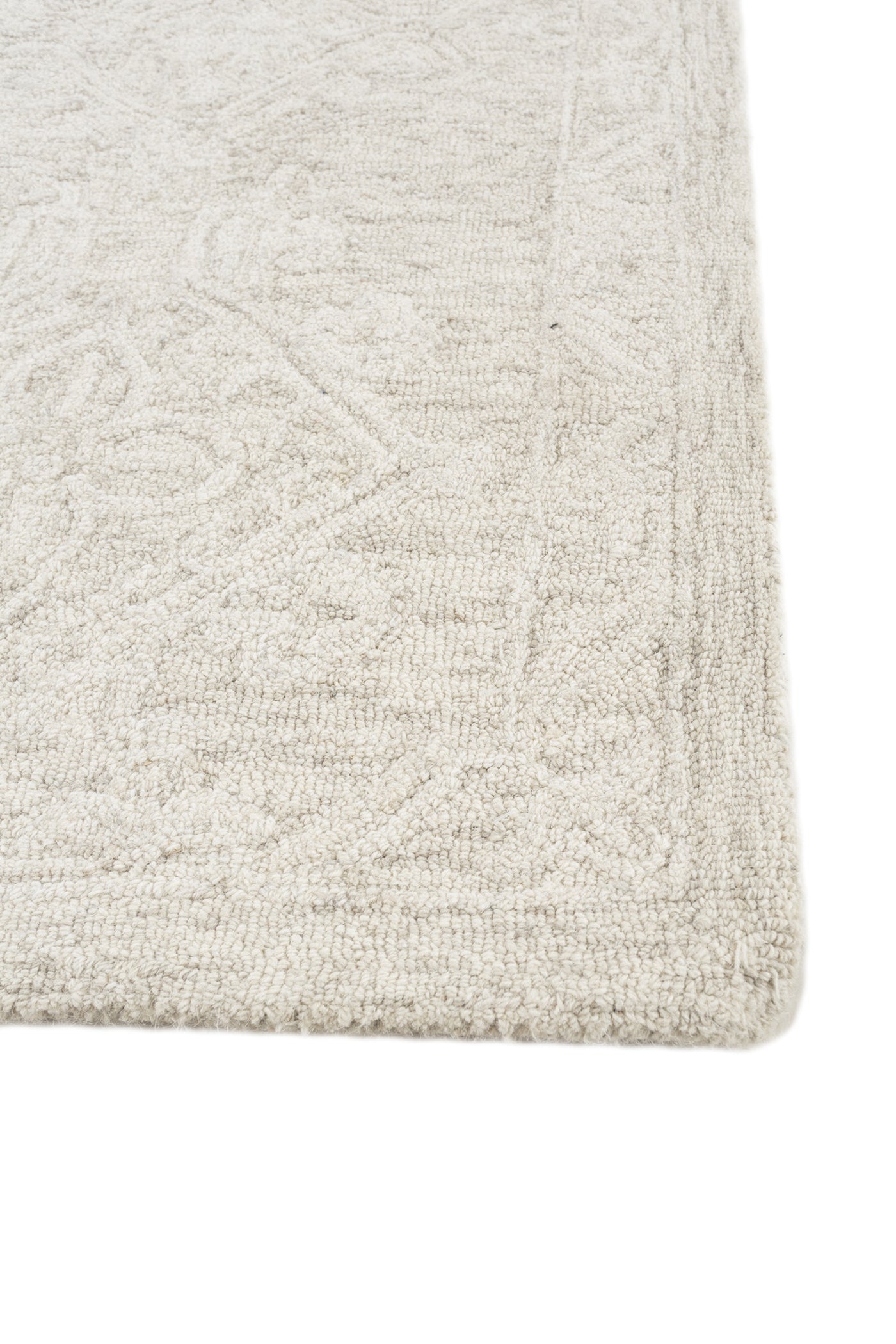 Jaipur Rugs Soft Textured 8X10 Feet Rug| Medium Gray & Classic Gray Hand Tufted Rug Carpet For Living Room