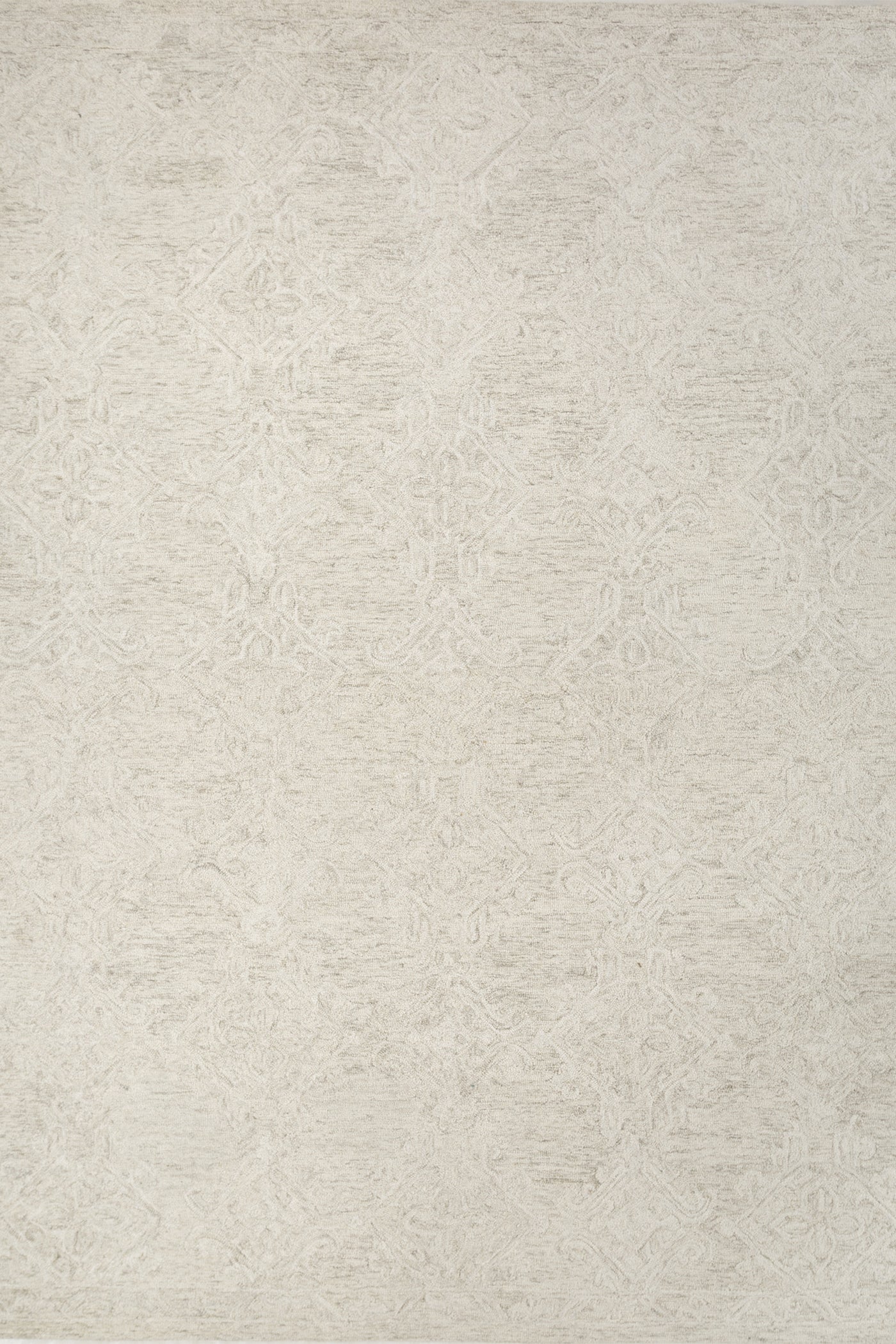 Jaipur Rugs Soft Textured 8X10 Feet Rug| Medium Gray & Classic Gray Hand Tufted Rug Carpet For Living Room