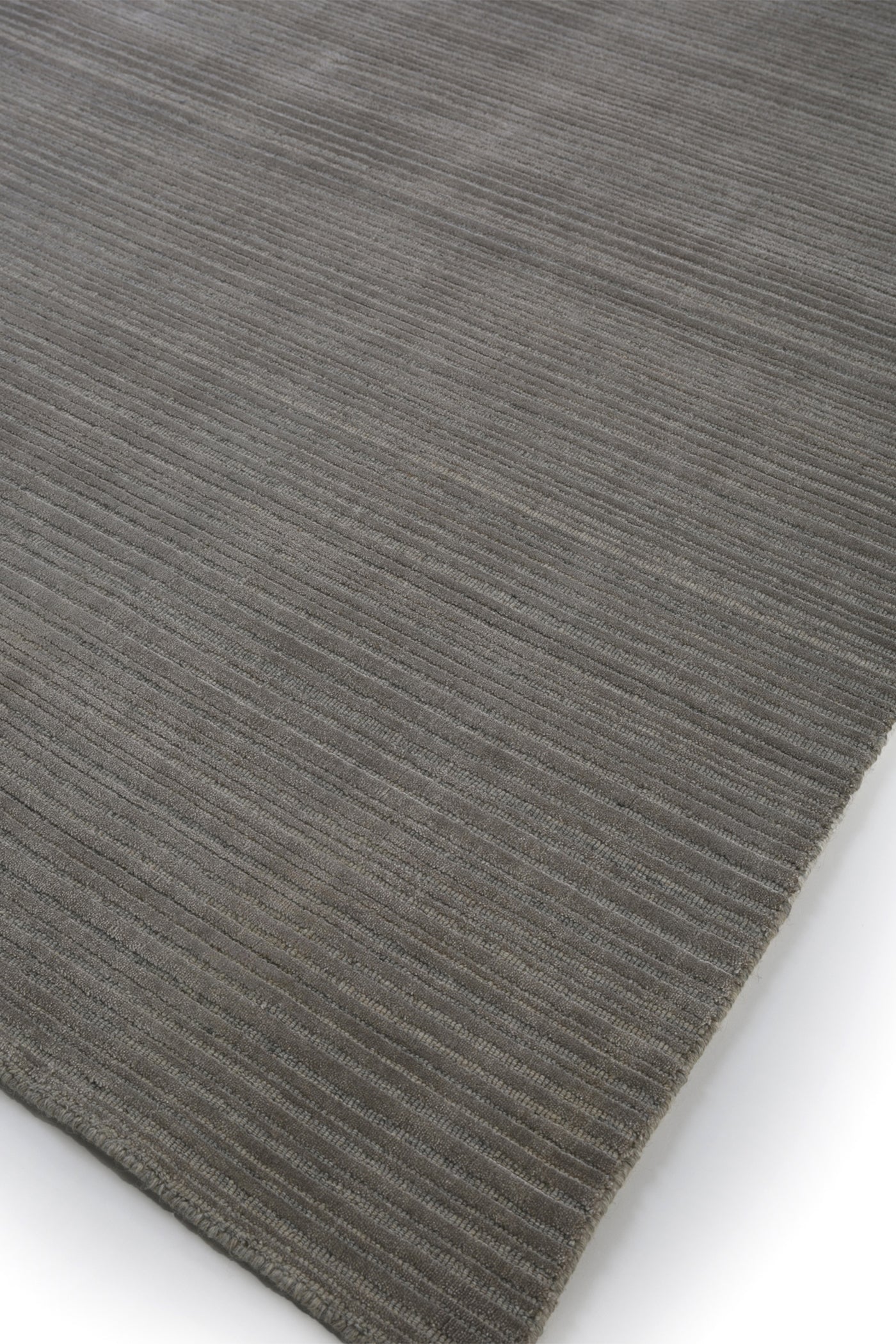 Jaipur Rugs Soft Striped 5X8 Feet Rug| Silver Gray & Natural Gray Handloom Rug Carpet For Living Room