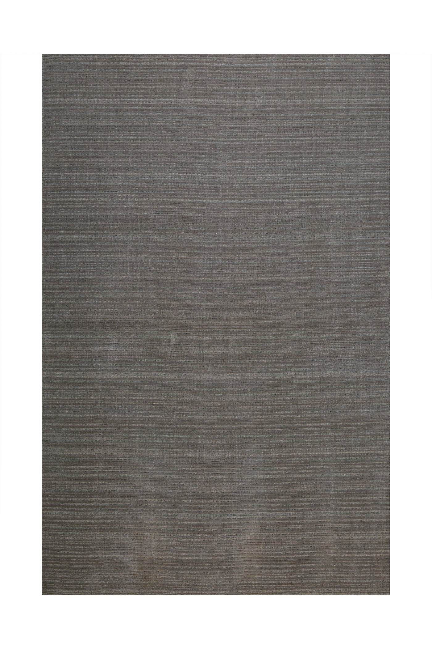 Jaipur Rugs Soft Striped 5X8 Feet Rug| Silver Gray & Natural Gray Handloom Rug Carpet For Living Room
