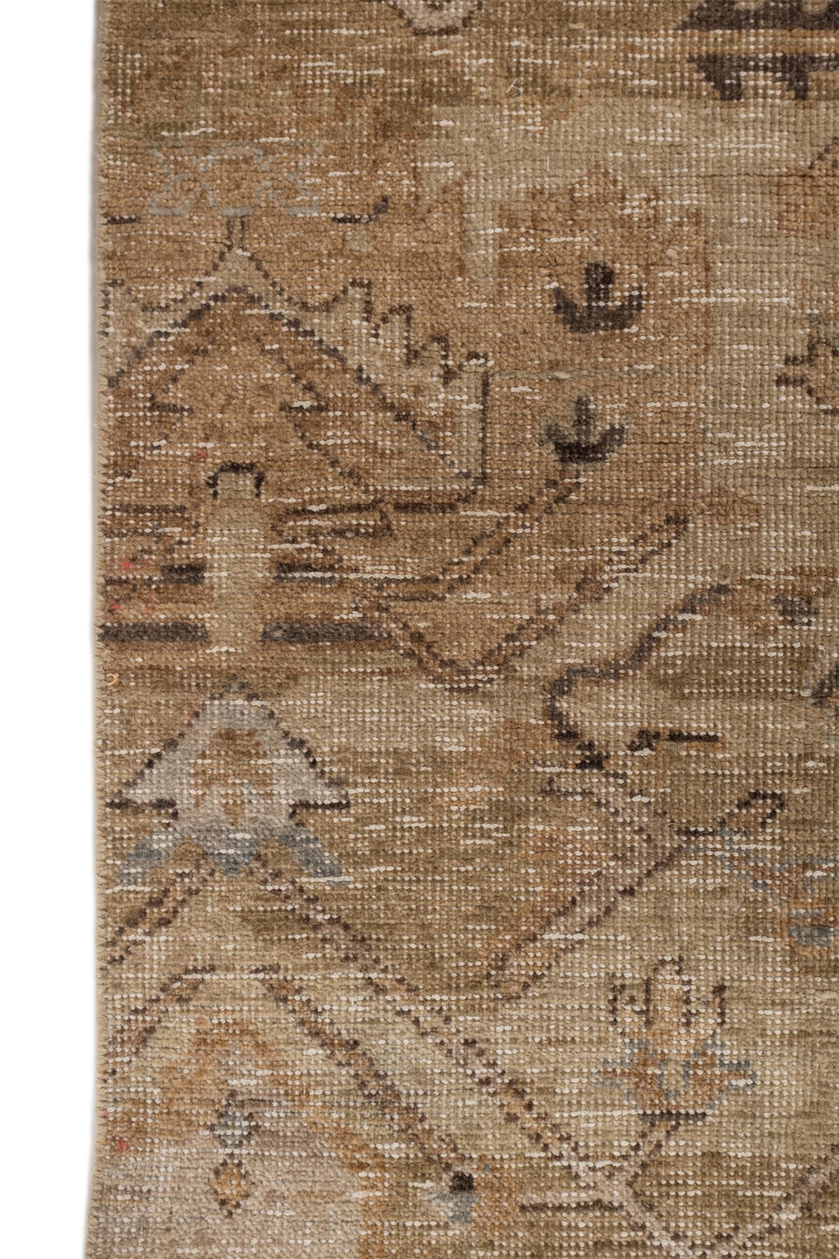 Jaipur Rugs Soft Traditional 8X10 Feet Rug| Sand & Spice Brown Hand Knotted Rug Carpet For Living Room