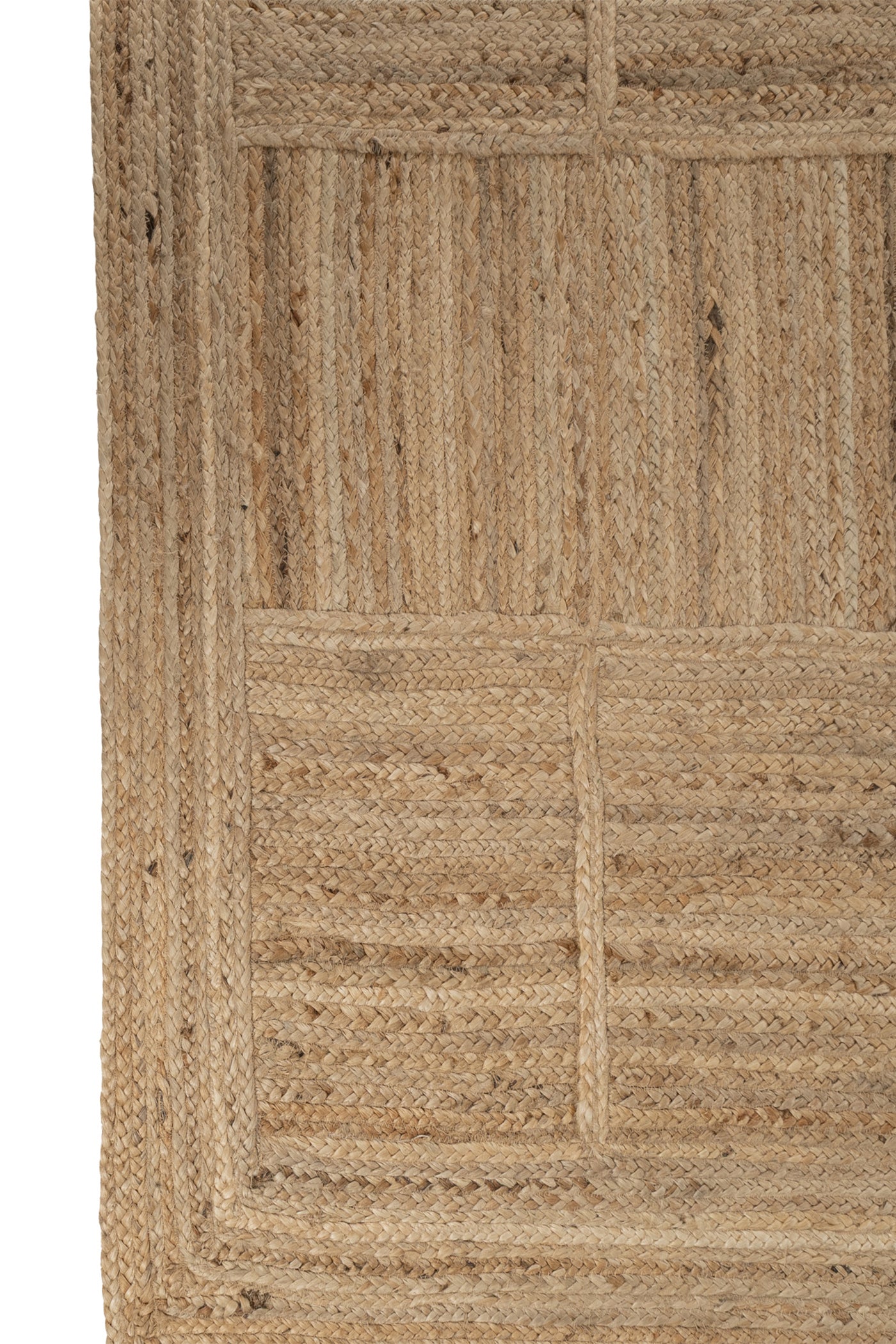 Jaipur Rugs Soft Geomatric Basketweave 4X6 Feet Rug| Natural Hand Knotted Dhurrie Carpet For Living Room