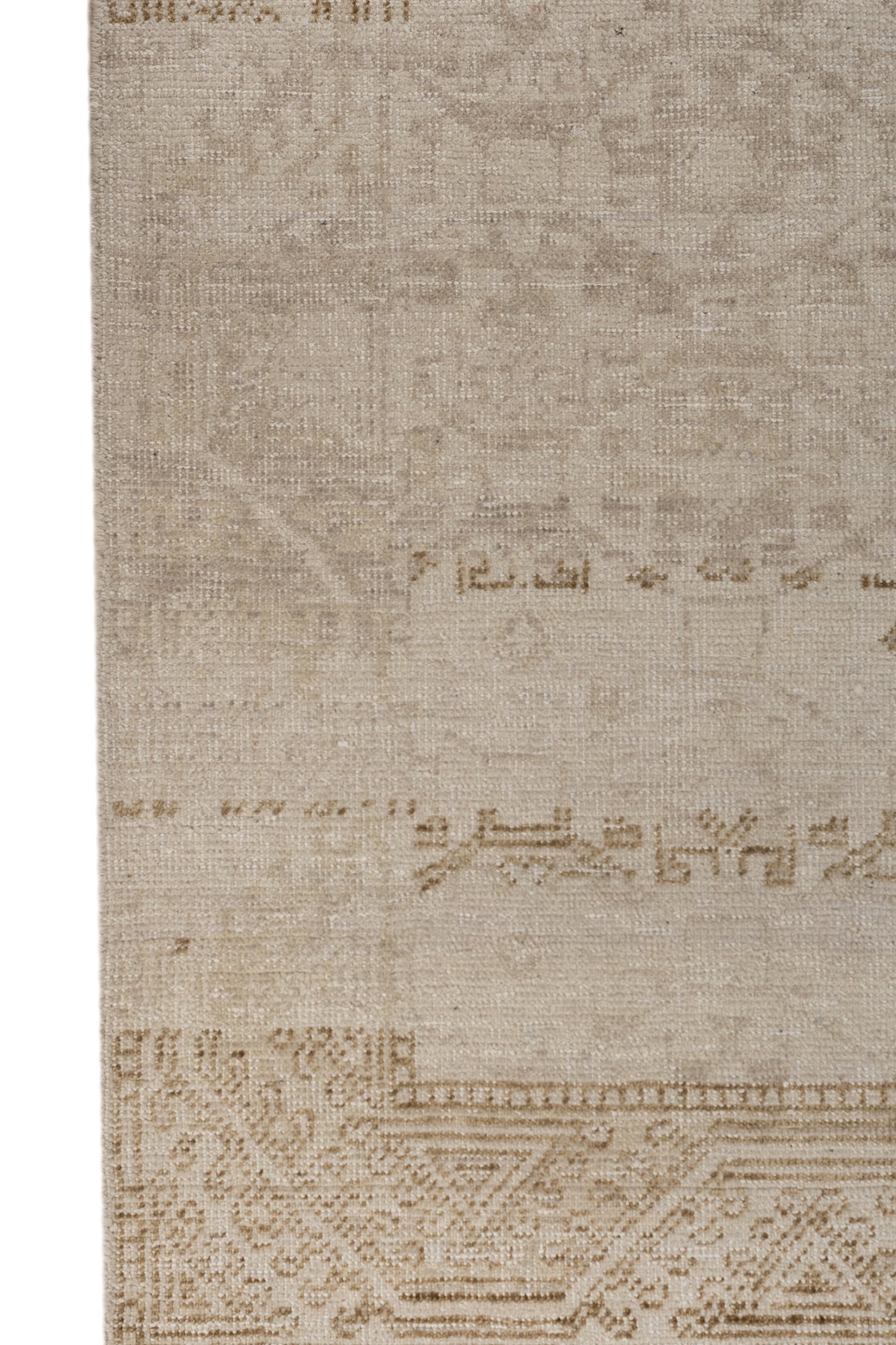 Jaipur Rugs Soft Oriental 4X6 Feet Rug| White & Dark Ivory Hand Knotted Rug Carpet For Living Room