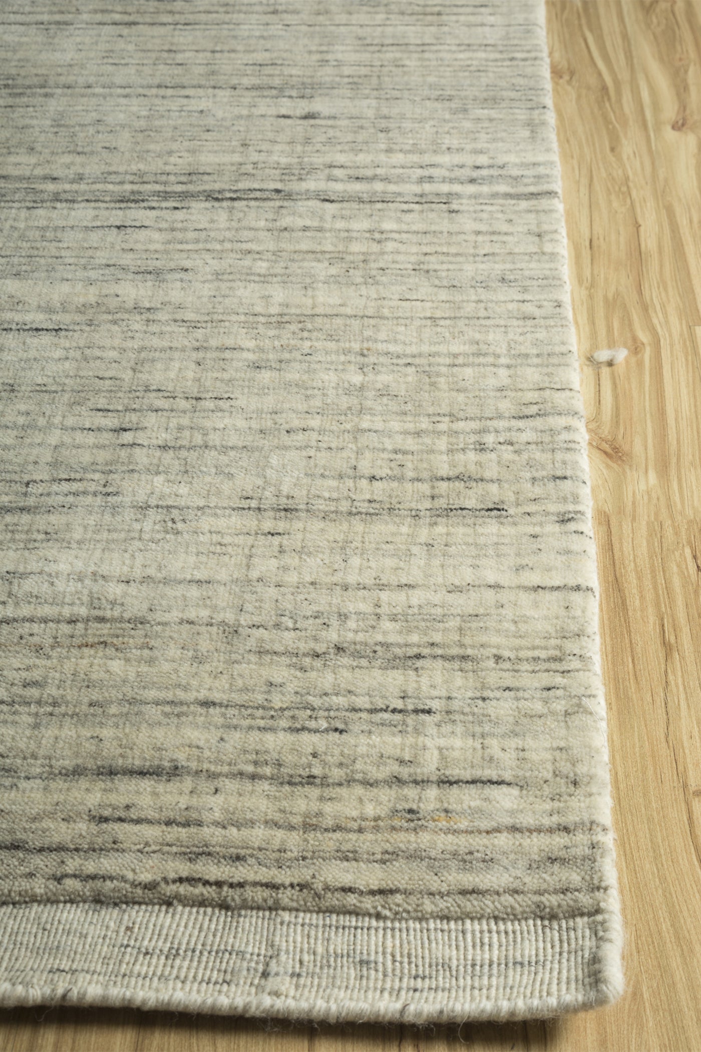 Jaipur Rugs Soft Abstract 6X9 Feet Rug| Snow White Handloom Rug Carpet For Living Room