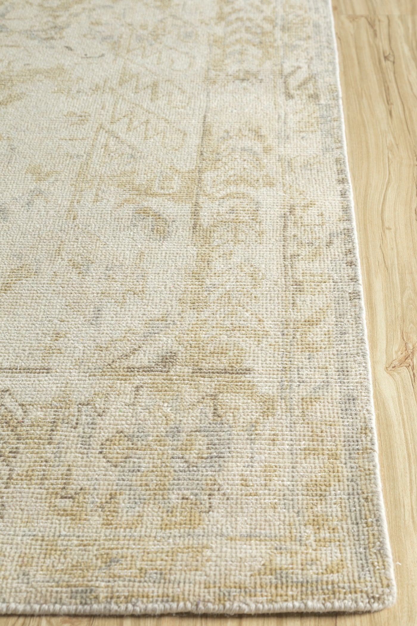 Jaipur Rugs Soft Oriental 4X6 Feet Rug| Spice Brown & Soft Beige Hand Knotted Rug Carpet For Living Room