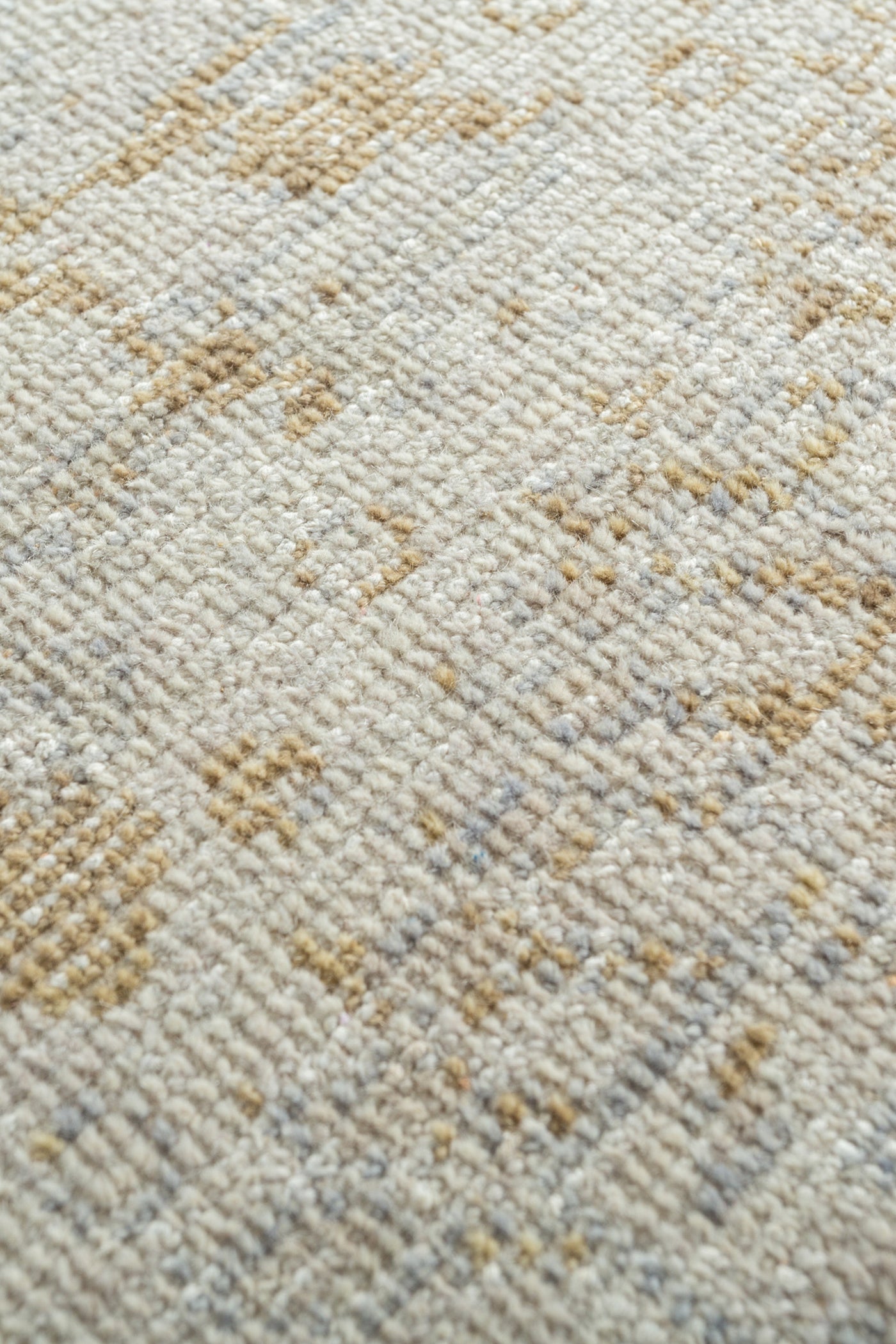 Jaipur Rugs Soft Oriental 4X6 Feet Rug| White & Cloud White Hand Knotted Rug Carpet For Living Room