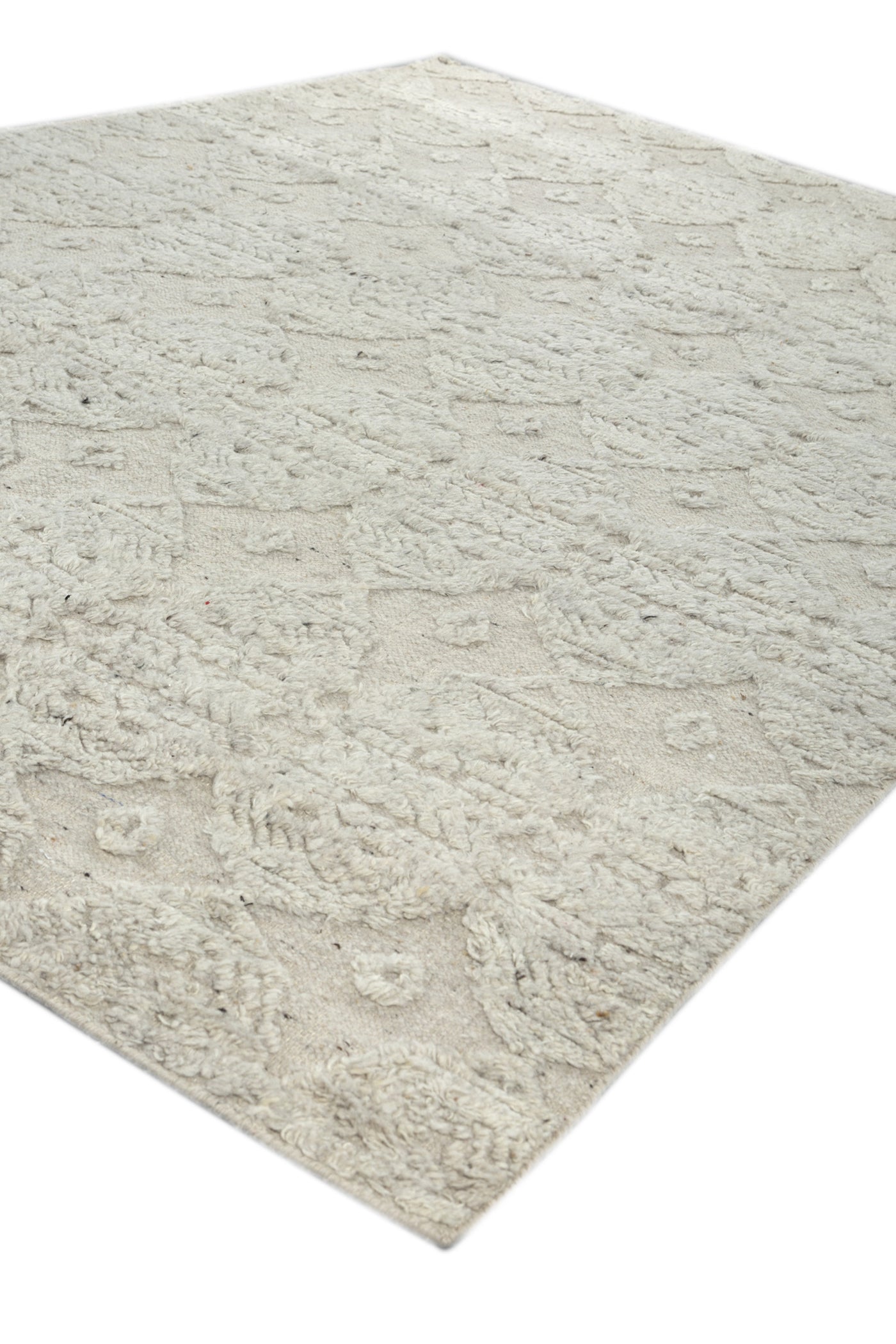 Jaipur Rugs Soft Textured 8'8X11'4 Feet Rug| Nickel Hand Knotted Rug Carpet For Living Room