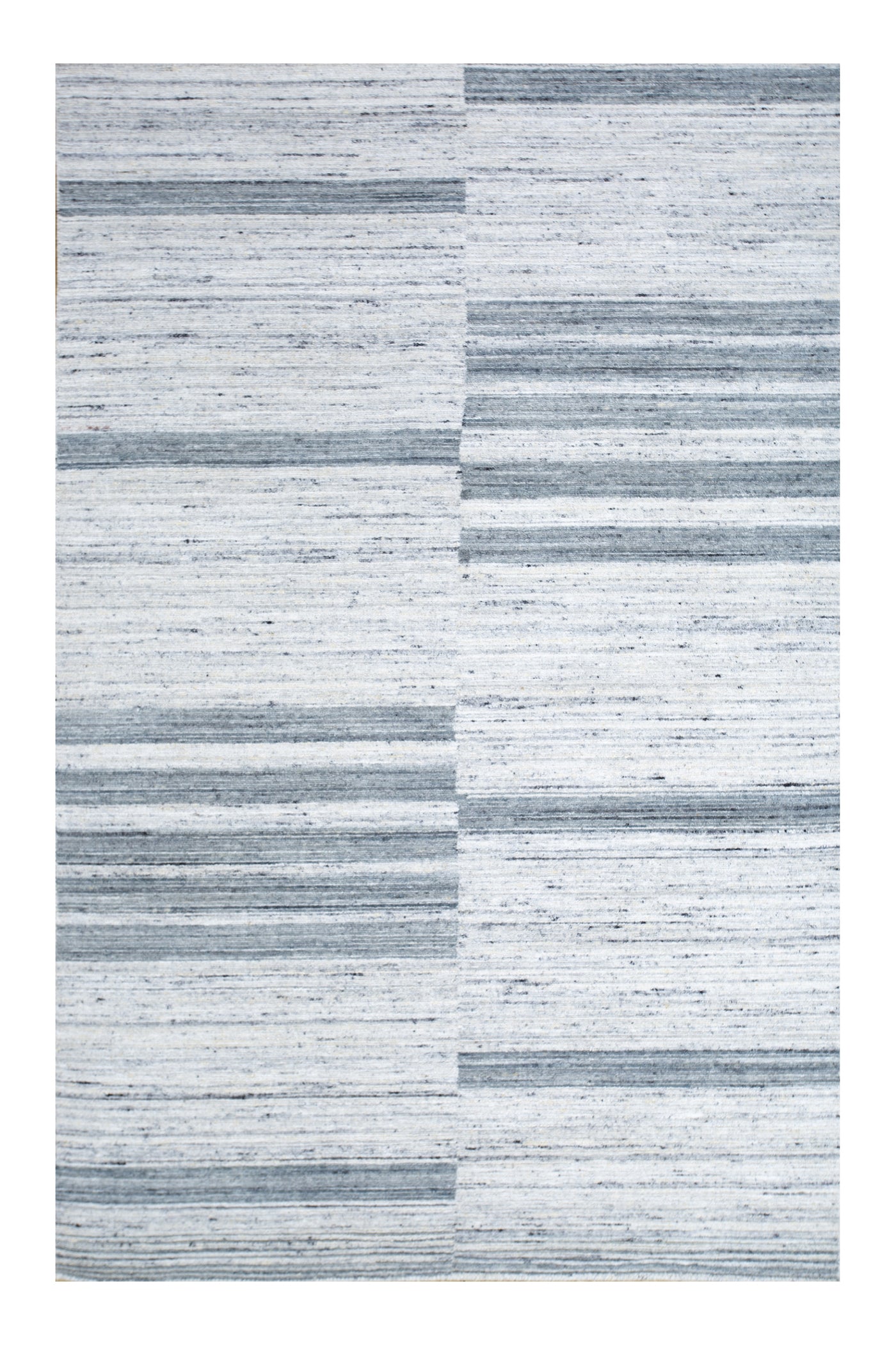 Jaipur Rugs Soft Abstract 5X8 Feet Rug| Natural White Handloom Rug Carpet For Living Room