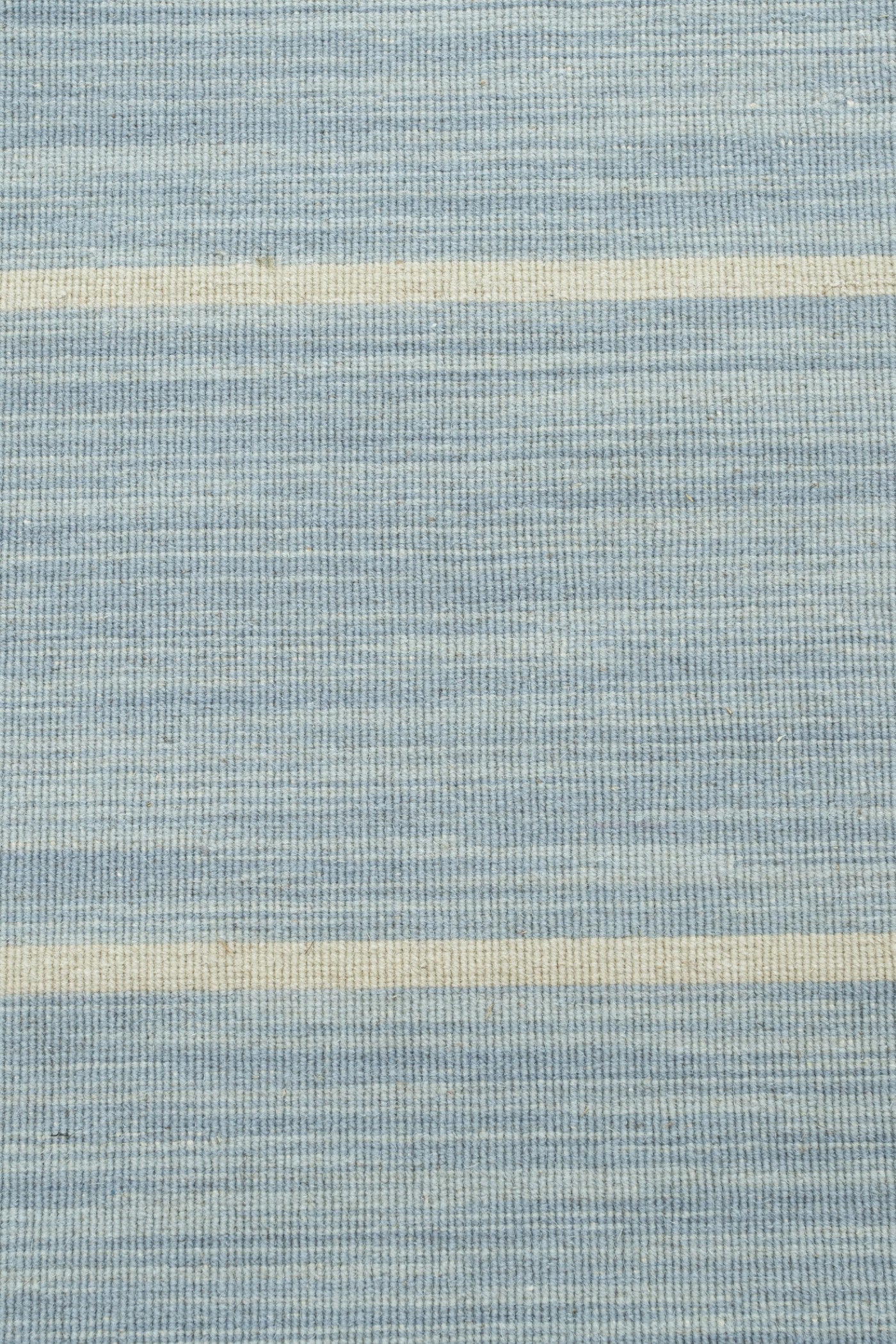 Jaipur Rugs Soft Striped 6X9 Feet Rug| Porcelain Blue & White Ice Hand Knotted Dhurrie Carpet For Living Room
