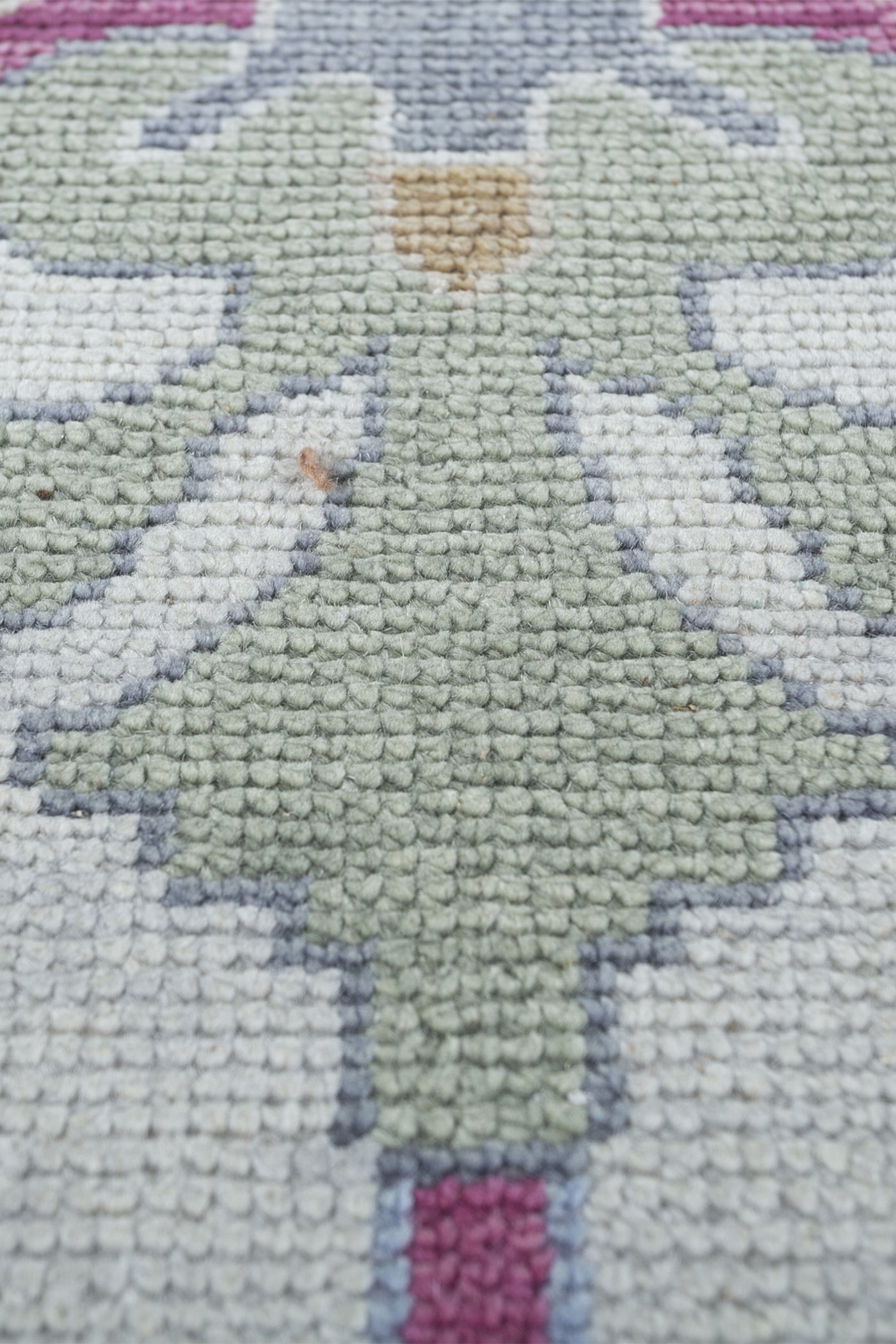 Jaipur Rugs Soft Geomatric Trellis 5X8 Feet Rug| Aruba Blue & White Hand Knotted Dhurrie Carpet For Living Room