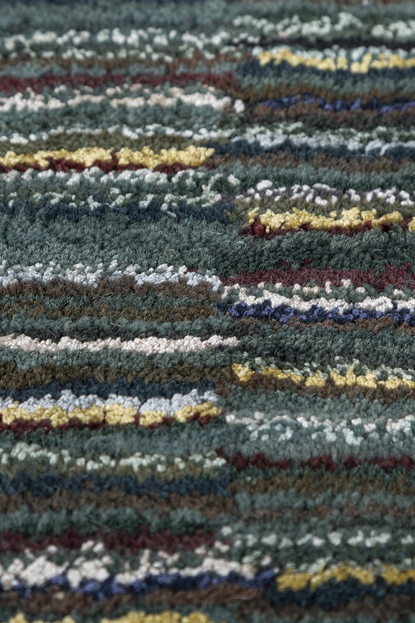 Jaipur Rugs Soft Textured 6X9 Feet Rug| Teal Blue Hand Tufted Rug Carpet For Living Room