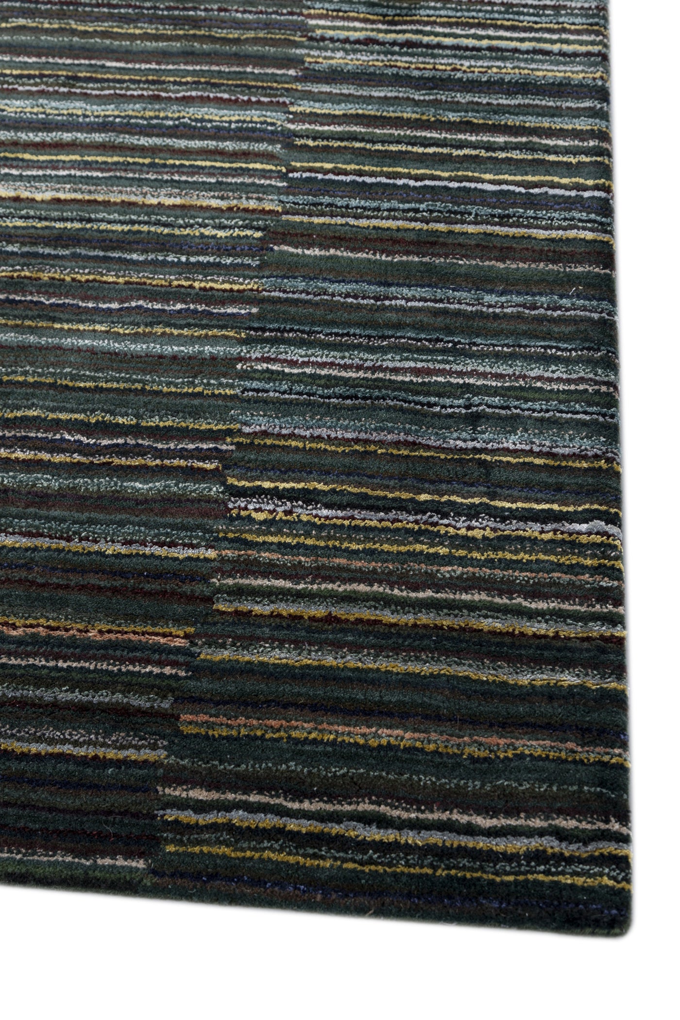 Jaipur Rugs Soft Textured 6X9 Feet Rug| Teal Blue Hand Tufted Rug Carpet For Living Room