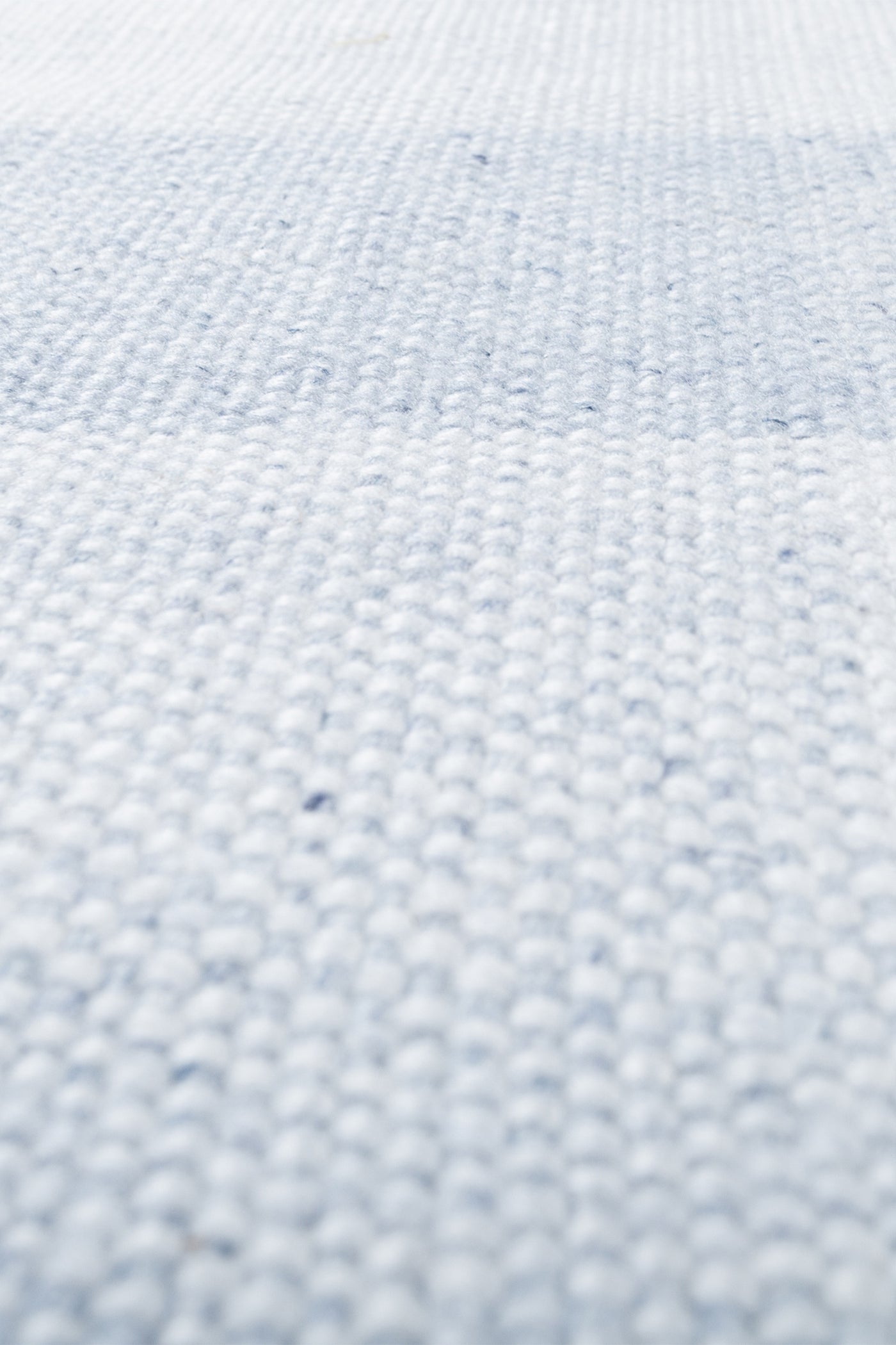 Jaipur Rugs Soft Checkered 9X12 Feet Rug| Silver Lake Blue & White Hand Knotted Dhurrie Carpet For Living Room