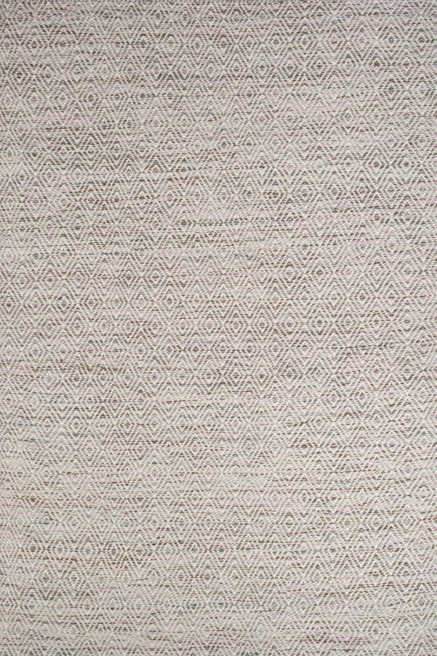 Jaipur Rugs Soft Diamond 5X8 Feet Rug| Fuchsia Purple & Snow White Hand Knotted Dhurrie Carpet For Living Room