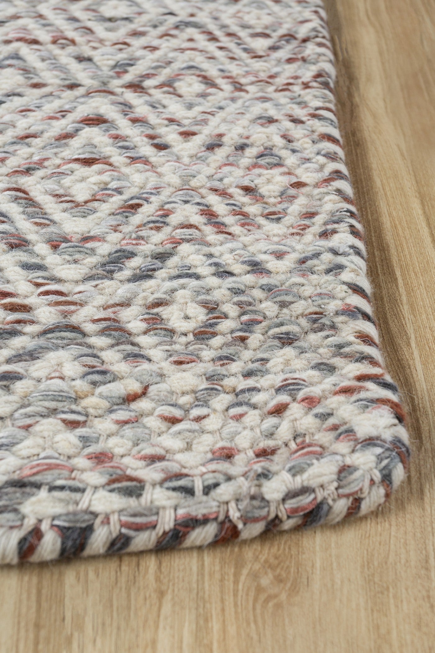 Jaipur Rugs Soft Diamond 5X8 Feet Rug| Mineral & Snow White Hand Knotted Dhurrie Carpet For Living Room