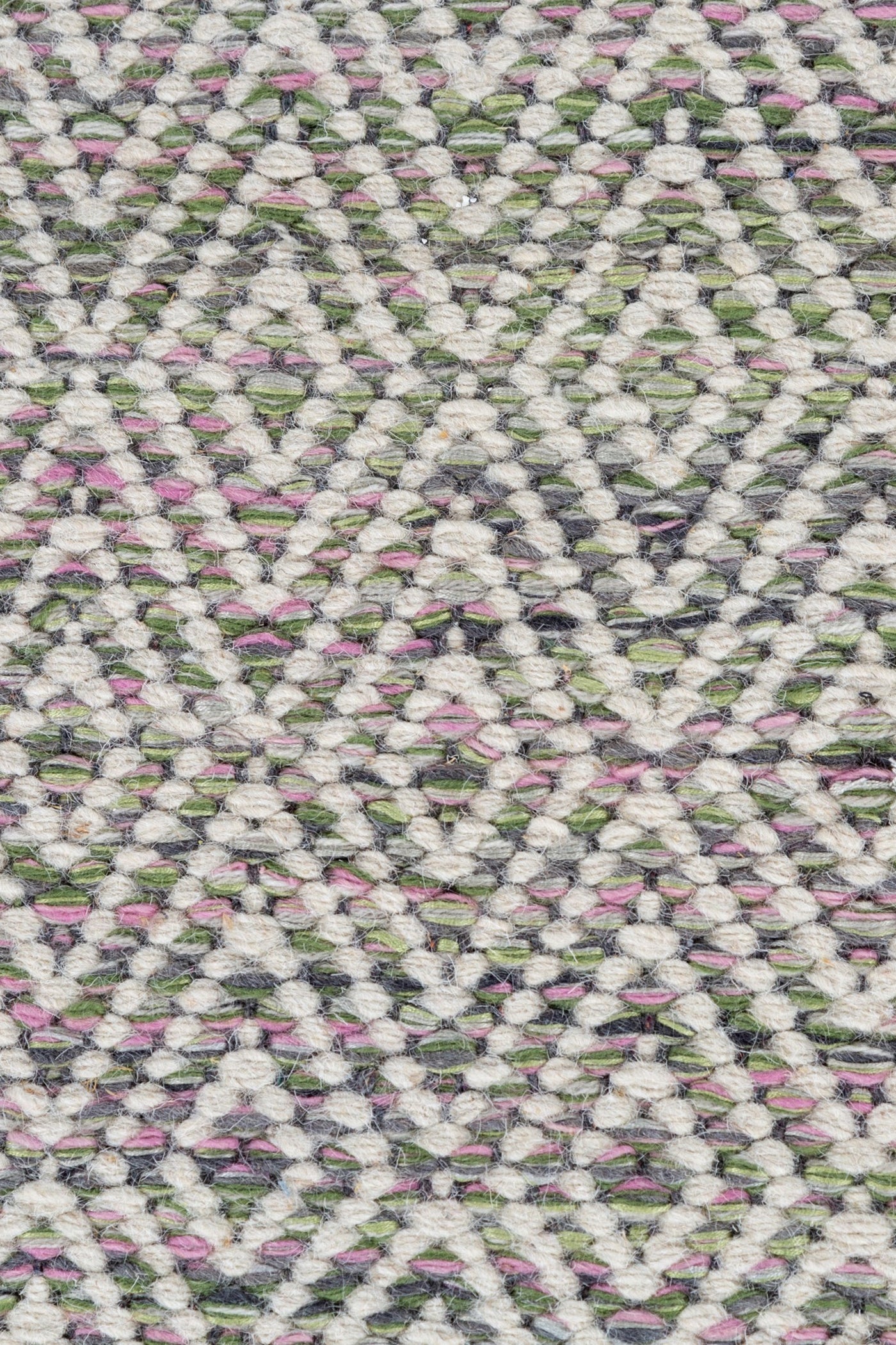 Jaipur Rugs Soft Diamond 6X9 Feet Rug| Pink & Undyed White Hand Knotted Dhurrie Carpet For Living Room