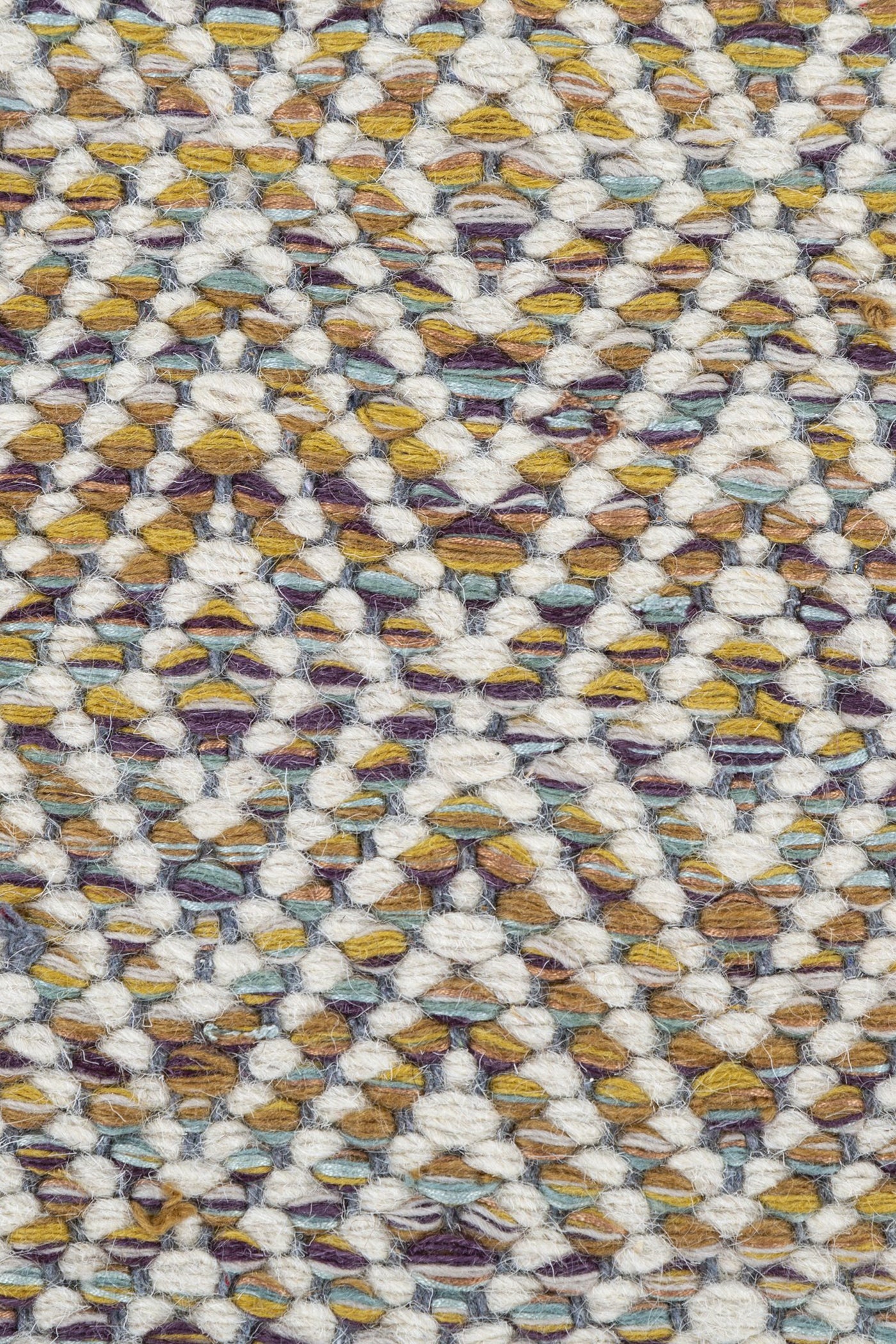 Jaipur Rugs Soft Diamond 6X9 Feet Rug| Continental Plum & Undyed White Hand Knotted Dhurrie Carpet For Living Room