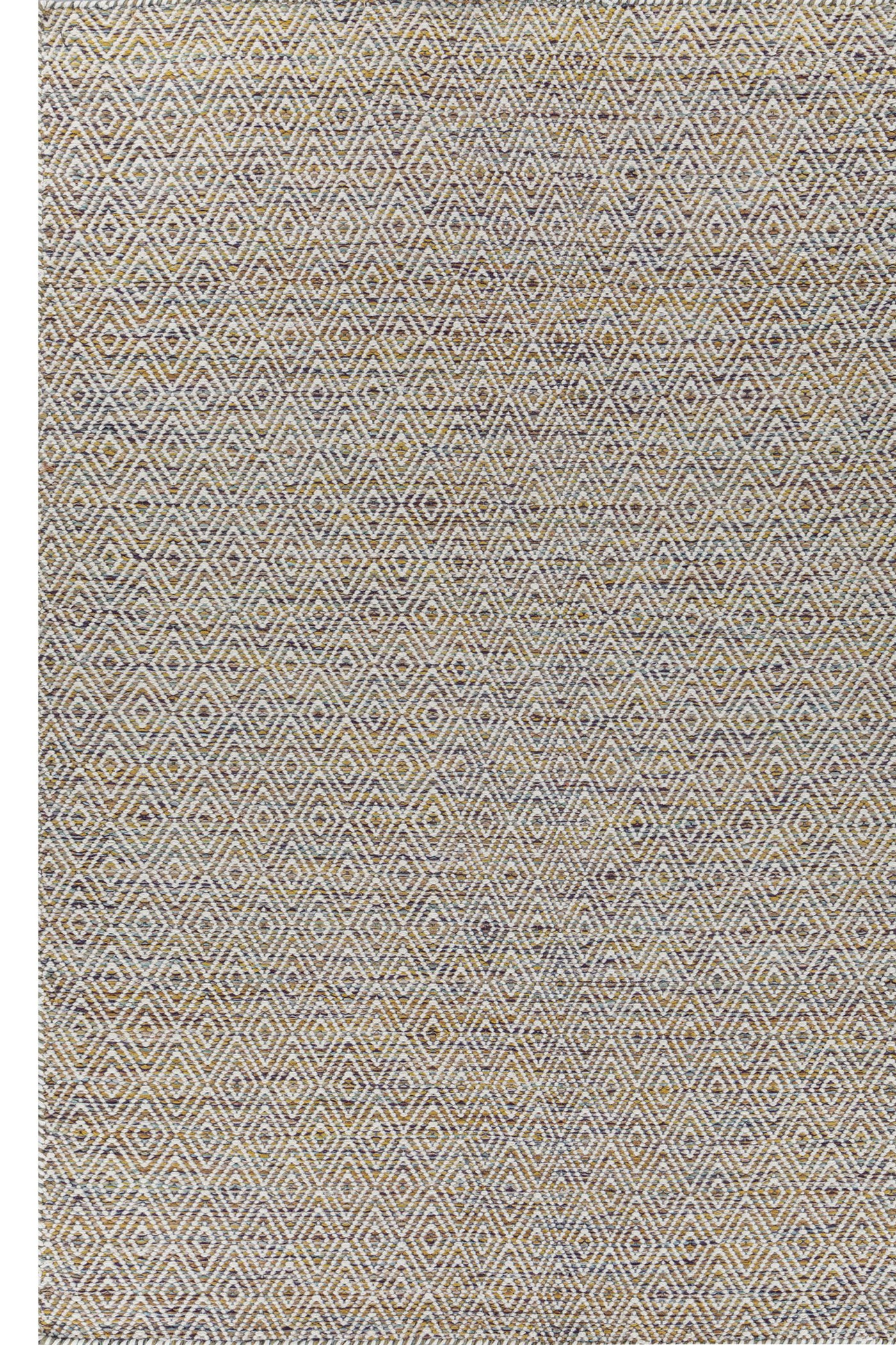 Jaipur Rugs Soft Diamond 6X9 Feet Rug| Continental Plum & Undyed White Hand Knotted Dhurrie Carpet For Living Room