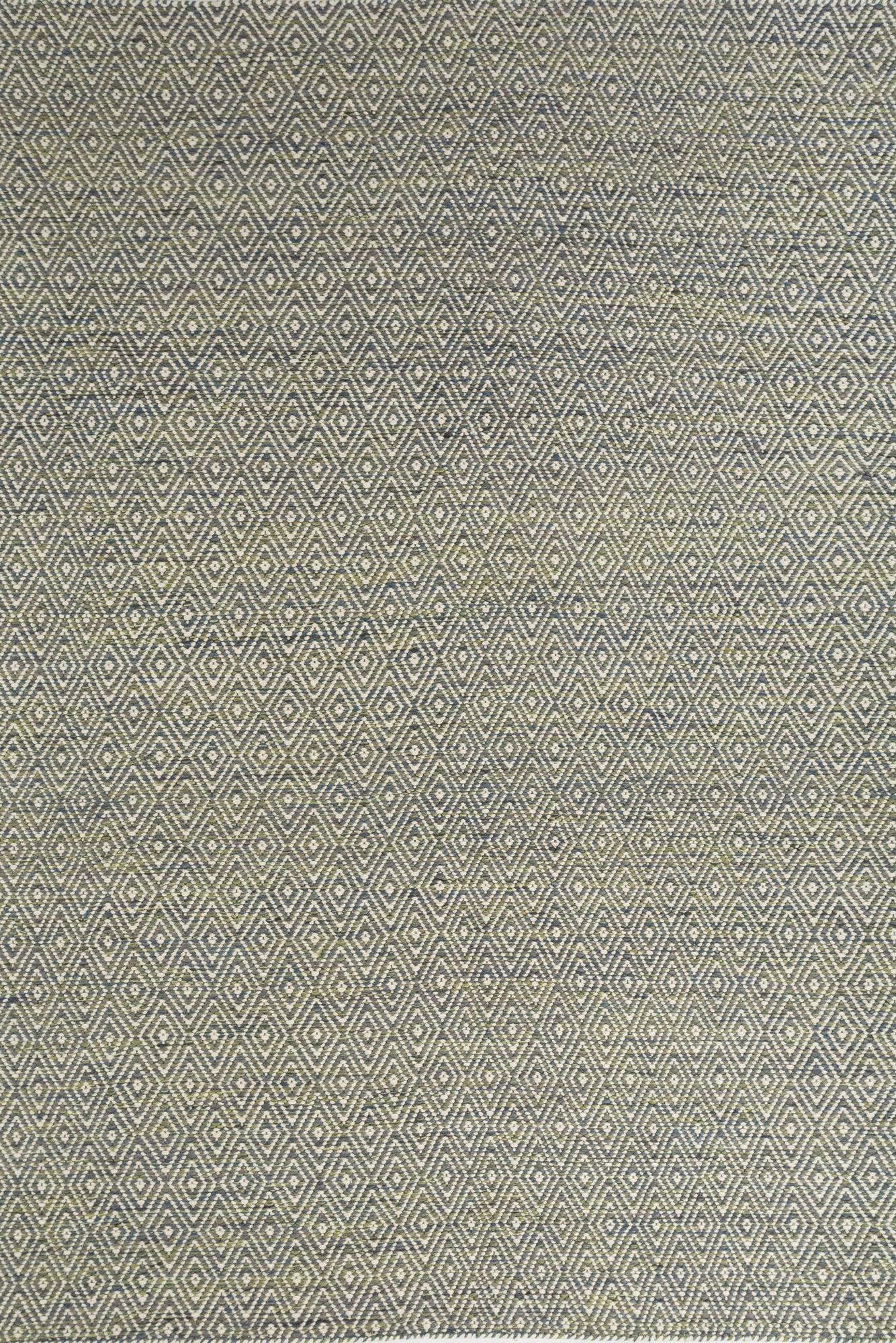 Jaipur Rugs Soft Diamond 6X9 Feet Rug| Silica Grey & Snow White Hand Knotted Dhurrie Carpet For Living Room