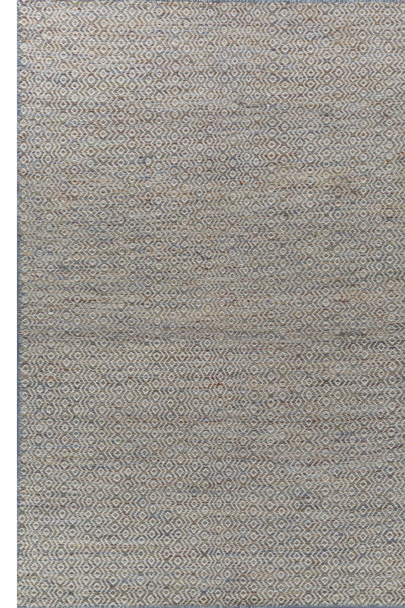 Jaipur Rugs Soft Diamond 6X9 Feet Rug| Milky Blue & Silver Ash Hand Knotted Dhurrie Carpet For Living Room