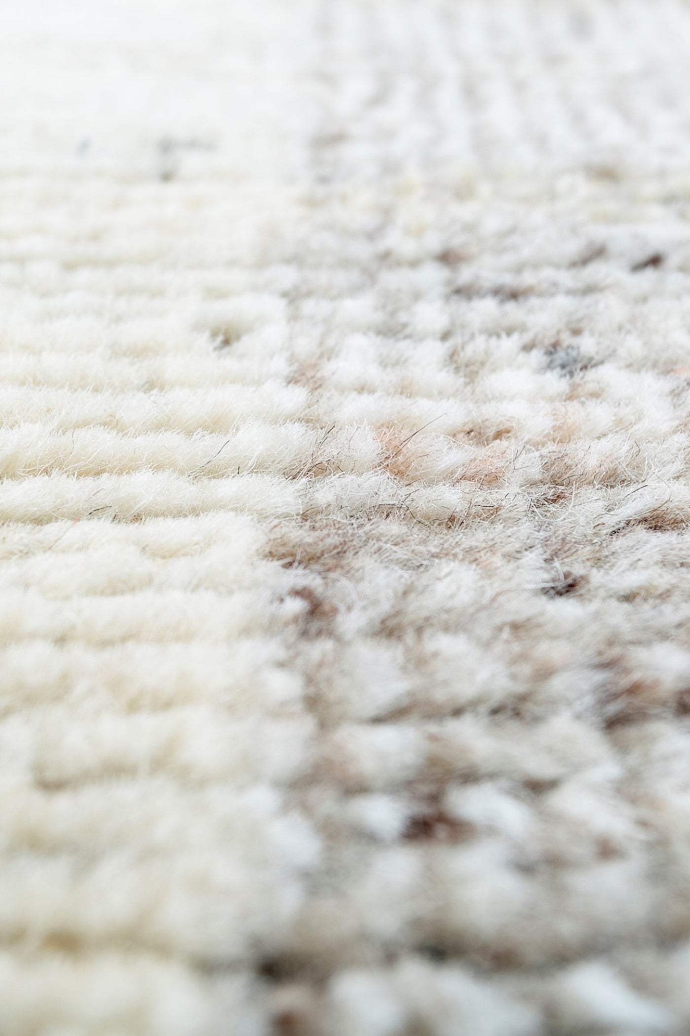 Jaipur Rugs Soft Textured 5X8 Feet Rug| Natural Beige & Natural Gray Hand Knotted Rug Carpet For Living Room