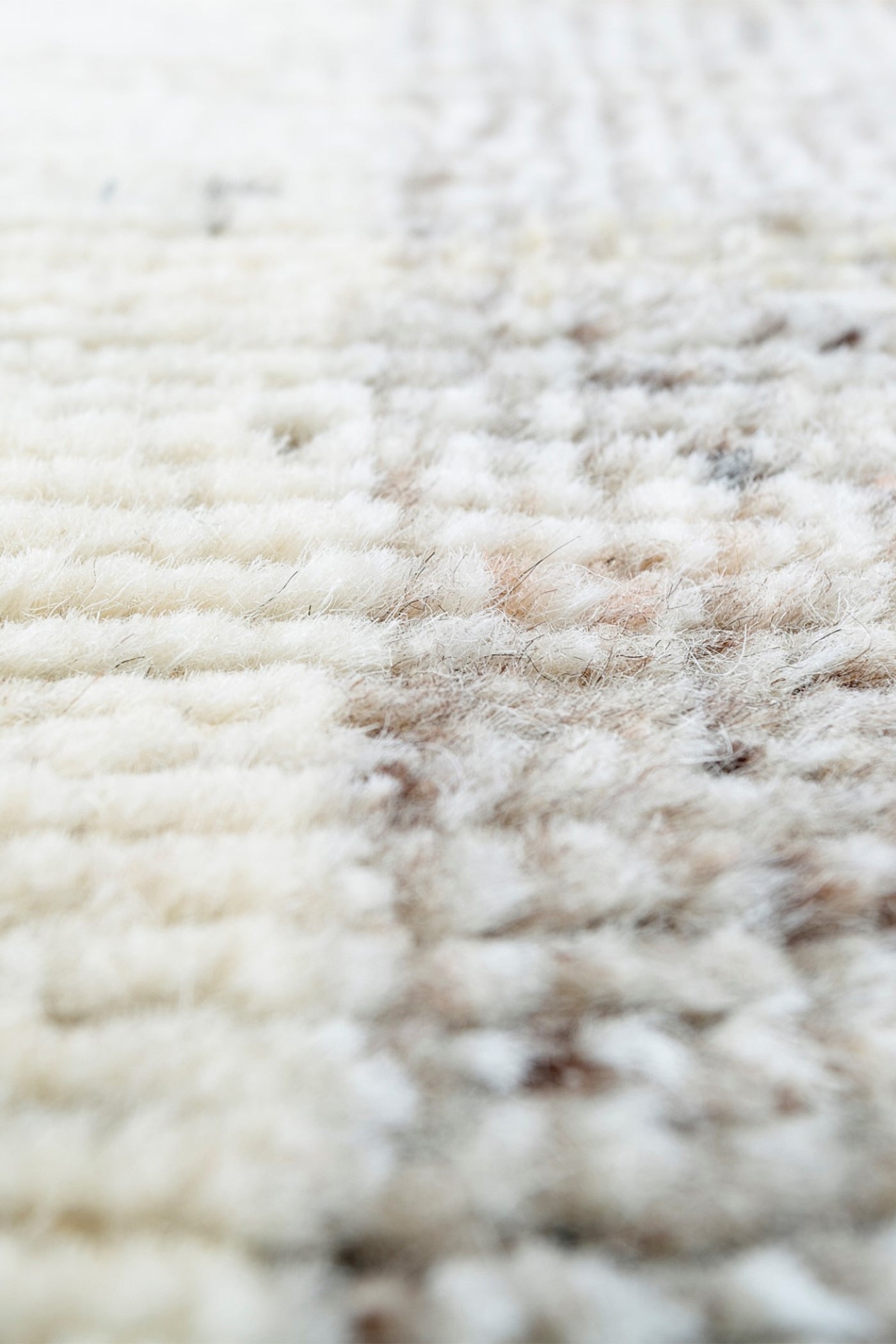 Jaipur Rugs Soft Textured 5X8 Feet Rug| Natural Beige & Natural Gray Hand Knotted Rug Carpet For Living Room