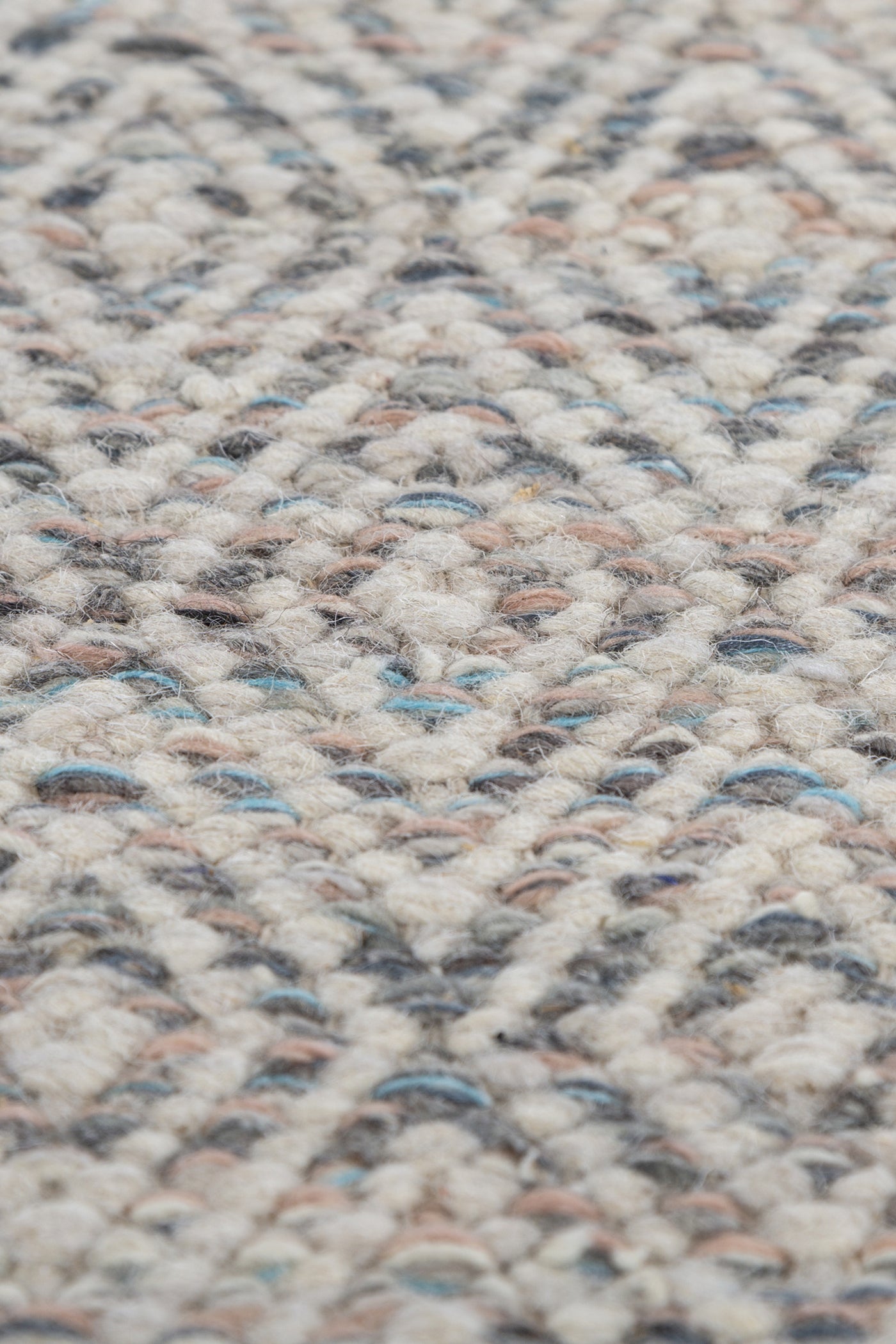 Jaipur Rugs Soft Diamond 5X8 Feet Rug| Light Coral & Undyed White Hand Knotted Dhurrie Carpet For Living Room