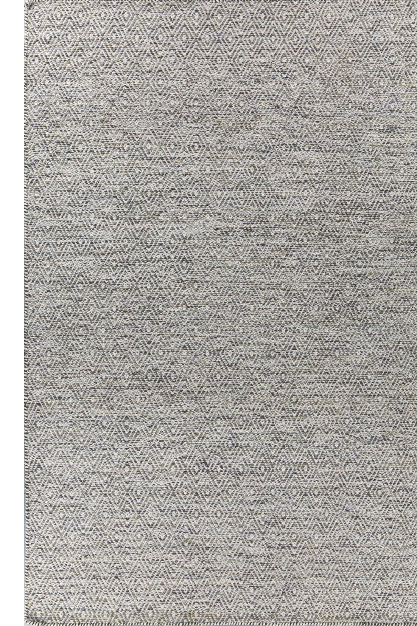 Jaipur Rugs Soft Diamond 6X9 Feet Rug| Slate Gray & Silver Ash Hand Knotted Dhurrie Carpet For Living Room