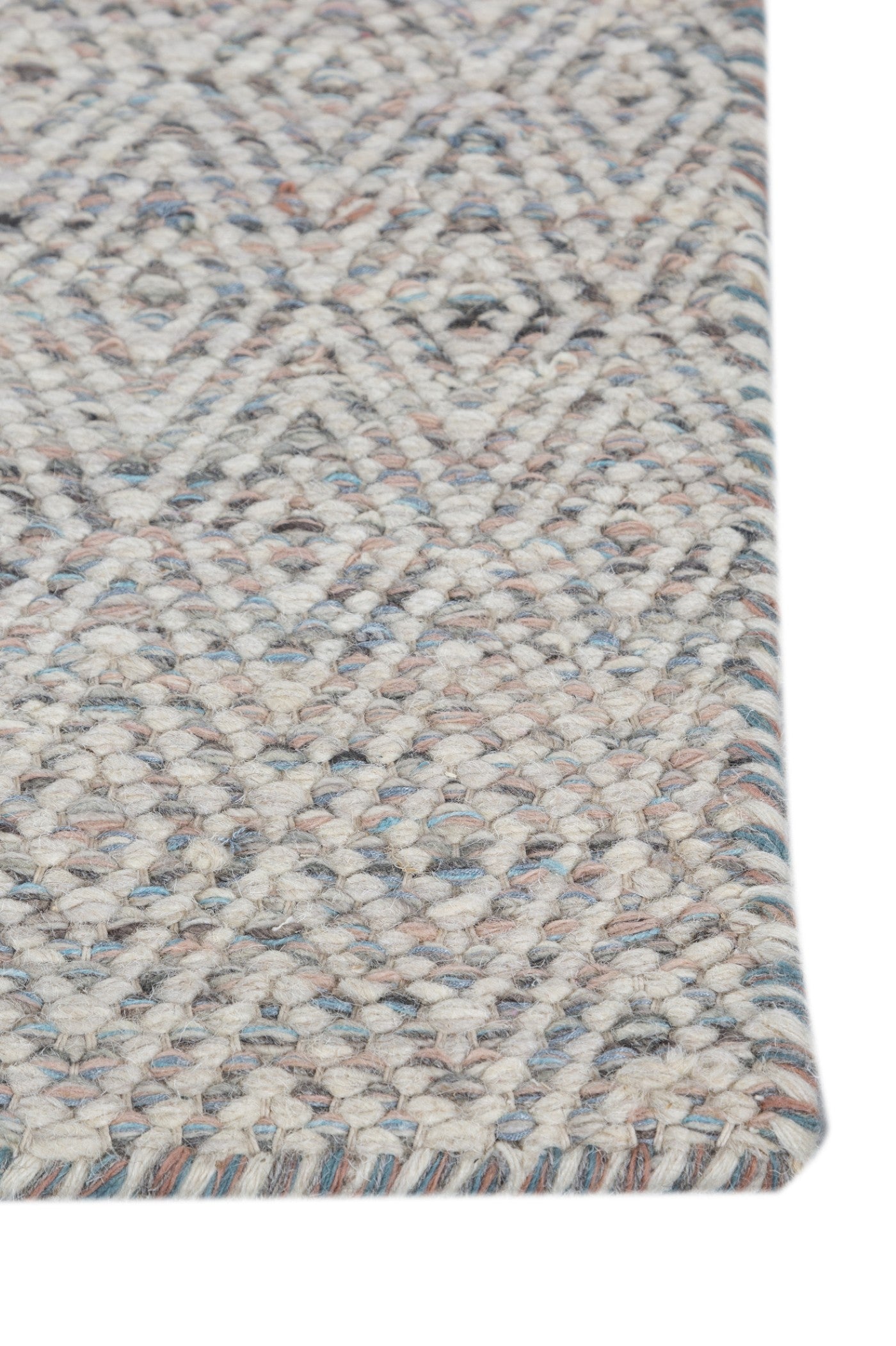 Jaipur Rugs Soft Diamond 6X9 Feet Rug| Lotus & Silver Ash Hand Knotted Dhurrie Carpet For Living Room