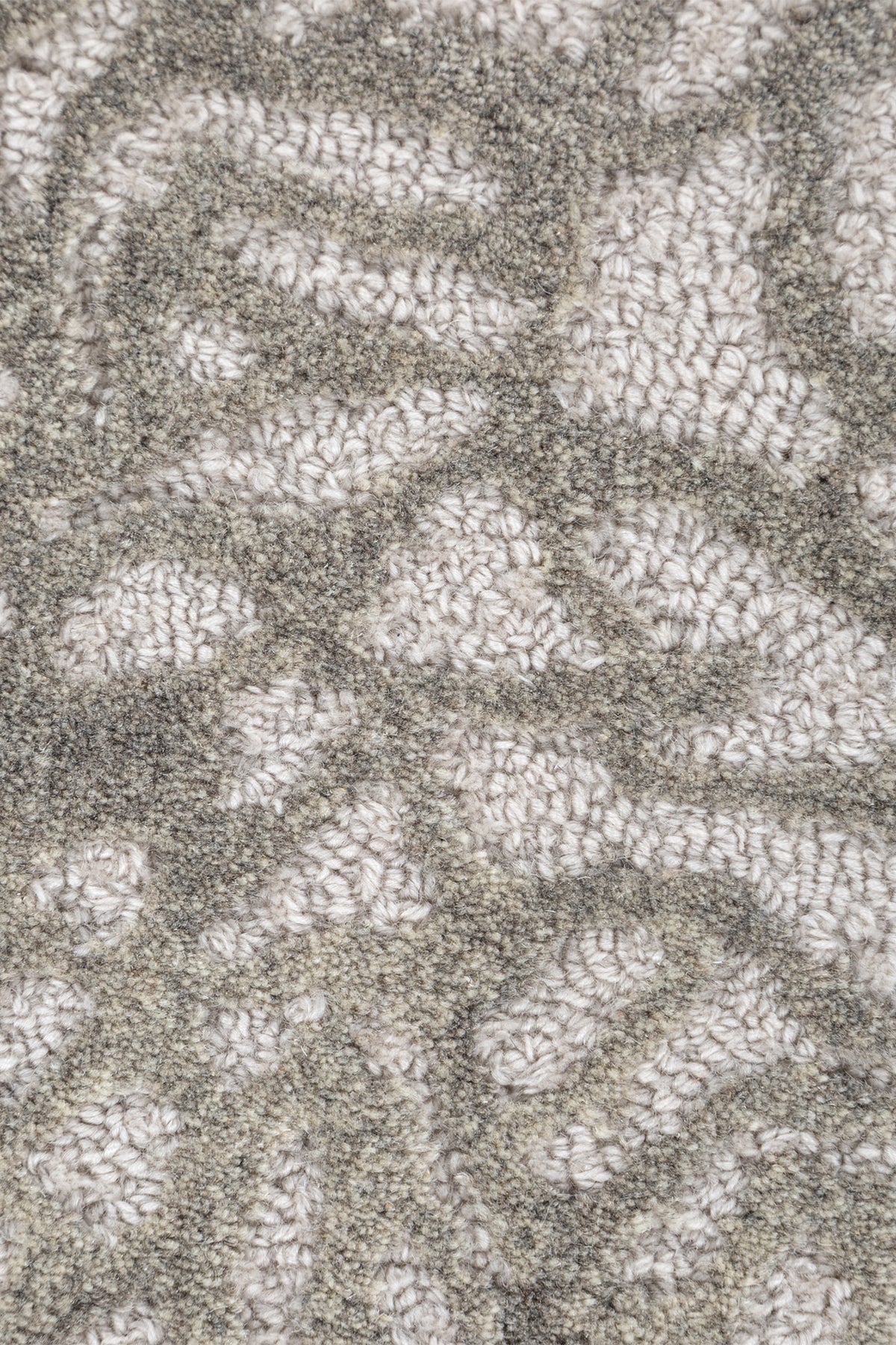 Jaipur Rugs Soft Textured 4X6 Feet Rug| White & Natural Gray Hand Tufted Rug Carpet For Living Room