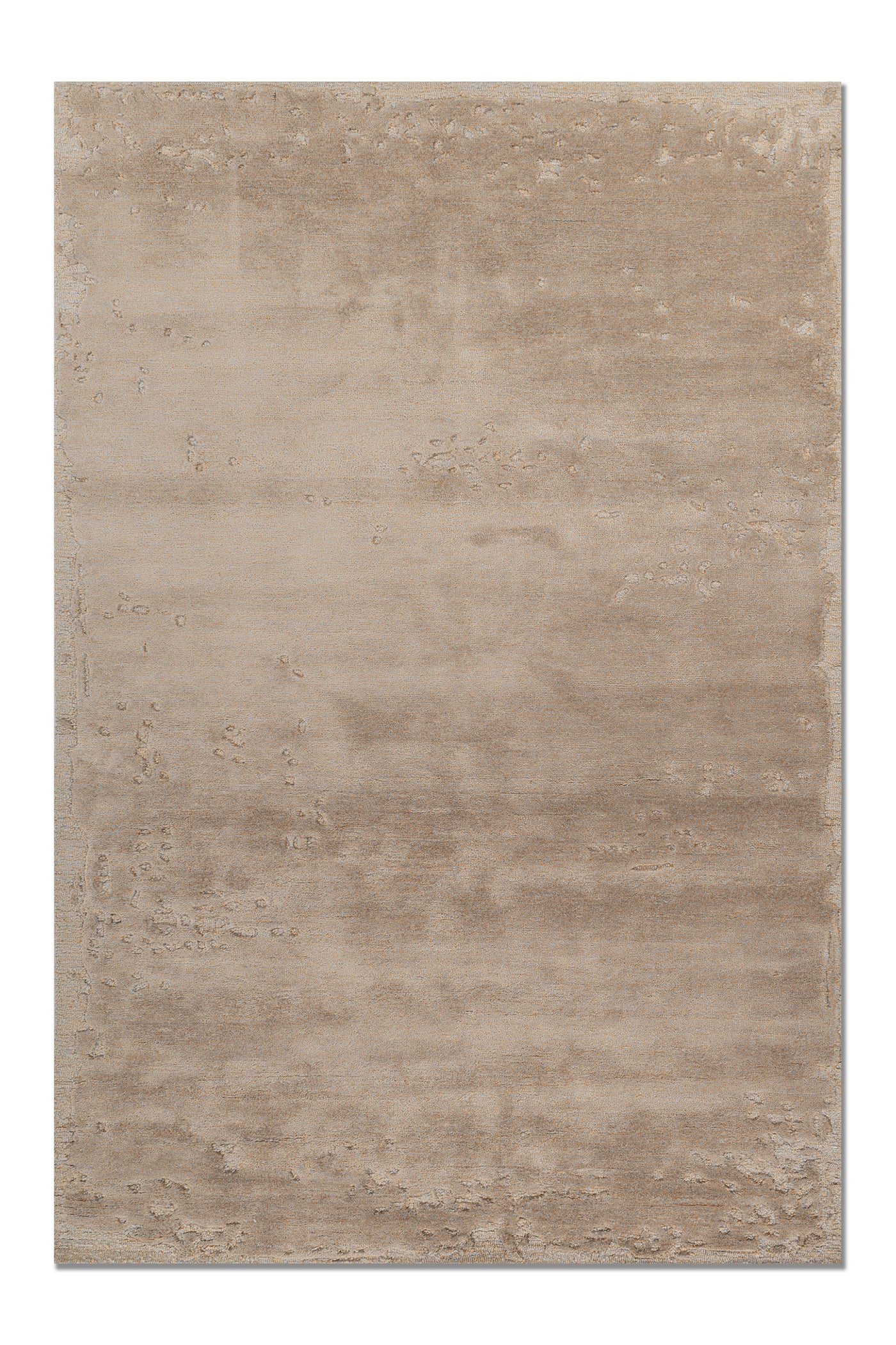 Jaipur Rugs Soft Textured 5X8 Feet Rug| Marble & Amber Glow Hand Tufted Rug Carpet For Living Room