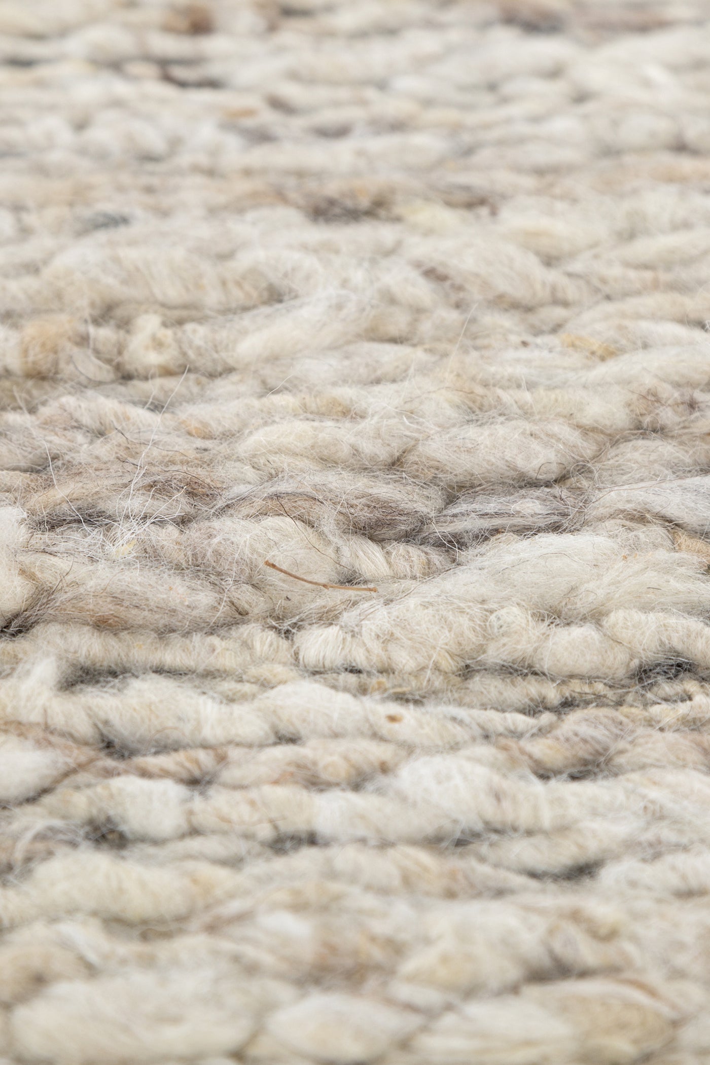Jaipur Rugs Soft Textured 5X8 Feet Rug| Dark Frost Gray & Natural Cream Hand Knotted Dhurrie Carpet For Living Room