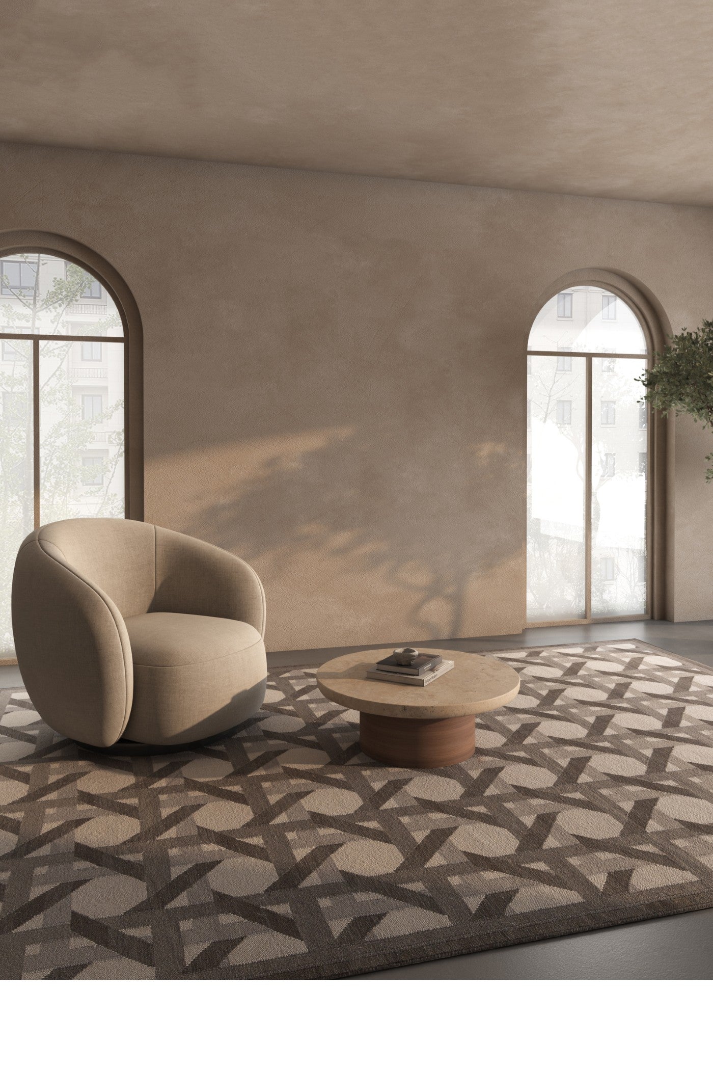 Jaipur Rugs Soft Trellis 6X9 Feet Rug| Charcoal Slate & Light Silver Hand Knotted Dhurrie Carpet For Living Room