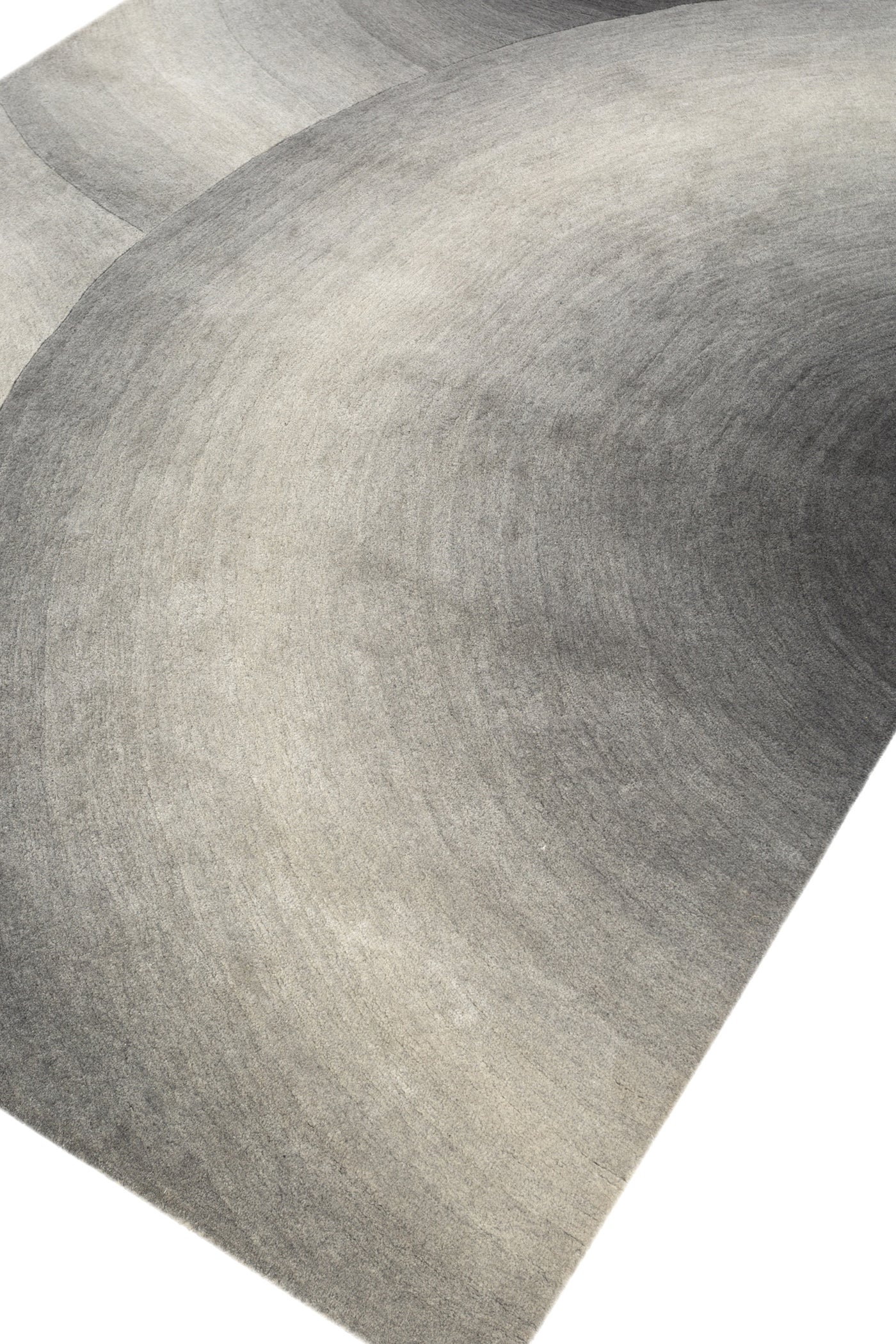 Jaipur Rugs Soft Abstract 5X8 Feet Rug| Silver Ash & London Fog Hand Tufted Rug Carpet For Living Room