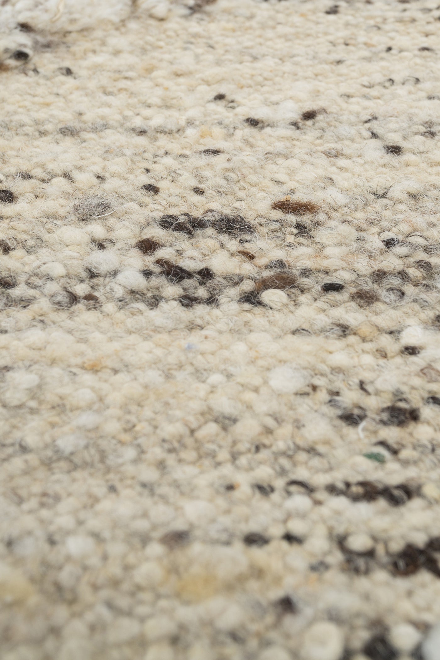 Jaipur Rugs Soft Moroccan and Tribal 6'6X9'10 Feet Rug| Natural Cream & Natural White Hand Knotted Dhurrie Carpet For Living Room