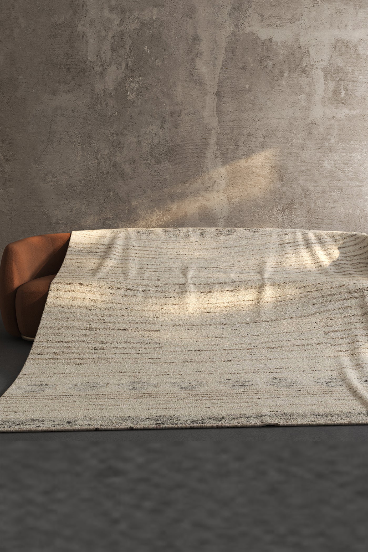 Jaipur Rugs Soft Moroccan and Tribal 6'6X9'10 Feet Rug| Natural Cream & Natural Mink Hand Knotted Dhurrie Carpet For Living Room