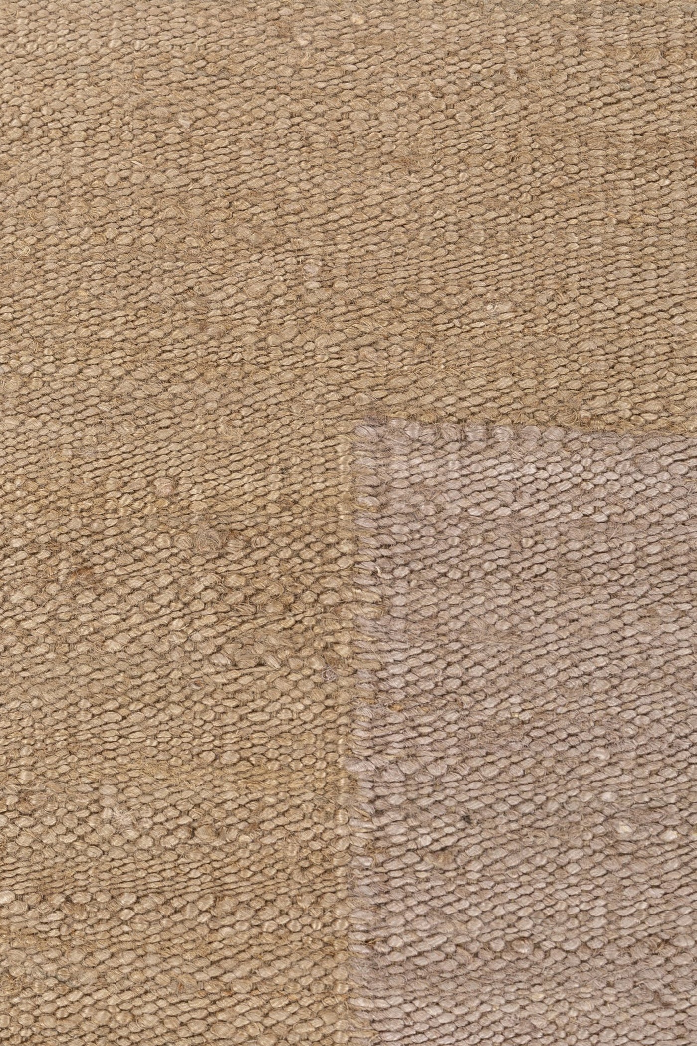 Jaipur Rugs Soft Geometric 5X8 Feet Rug| Oatmeal & Medium Brown Hand Knotted Dhurrie Carpet For Living Room